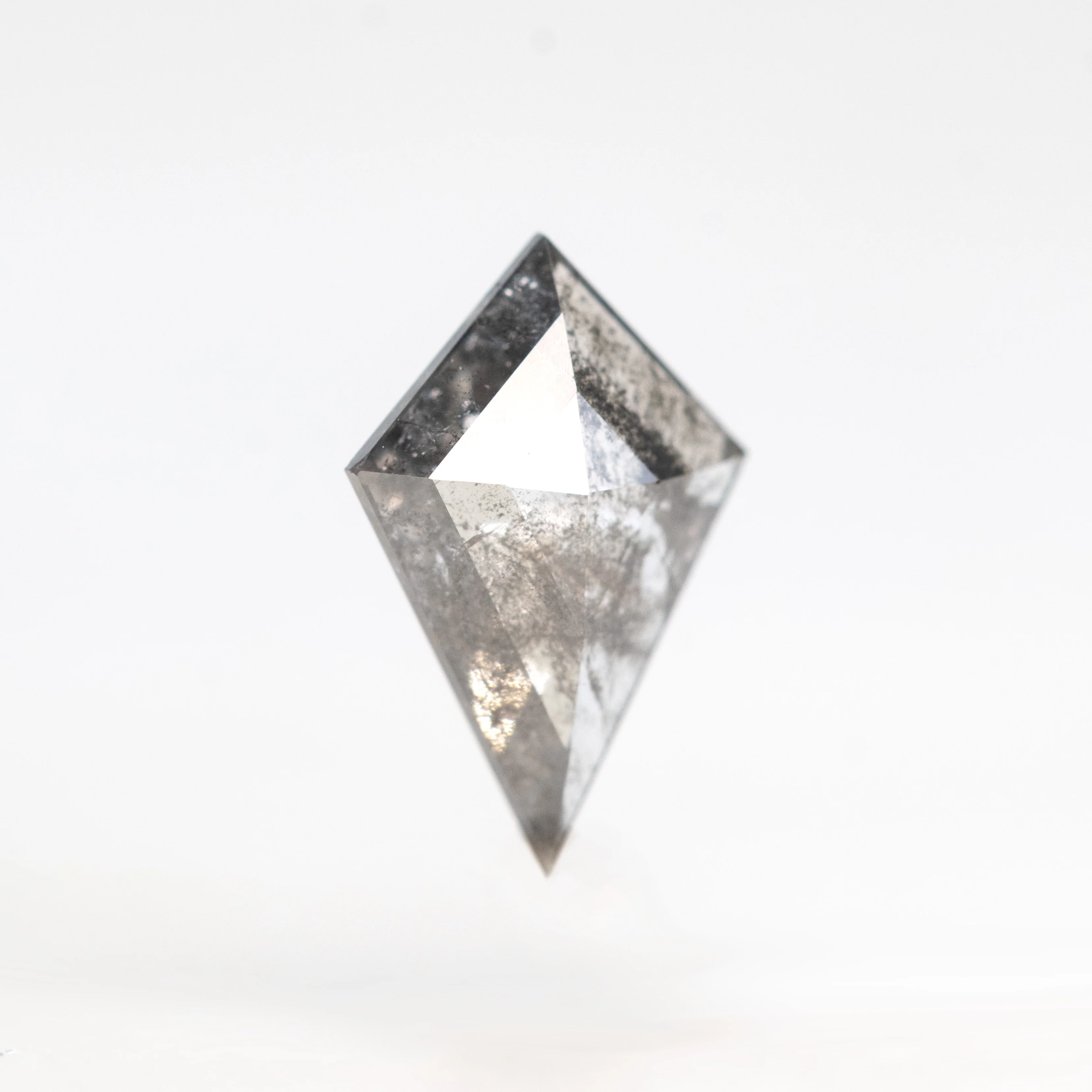 0.54 Carat Dark and Clear Salt and Pepper Kite Diamond for Custom Work - Inventory Code DCK054 - Image 4