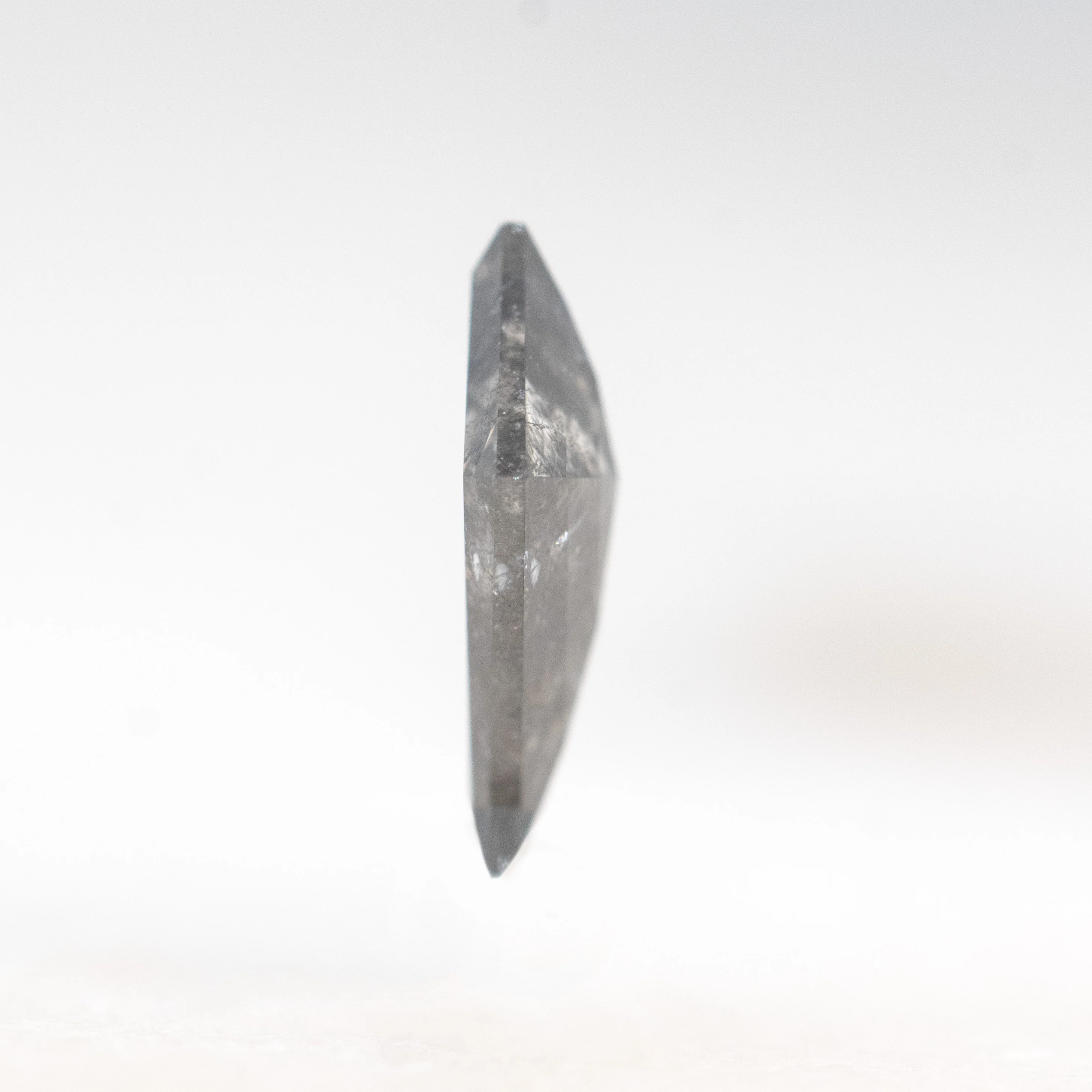 0.54 Carat Dark and Clear Salt and Pepper Kite Diamond for Custom Work - Inventory Code DCK054 - Image 5