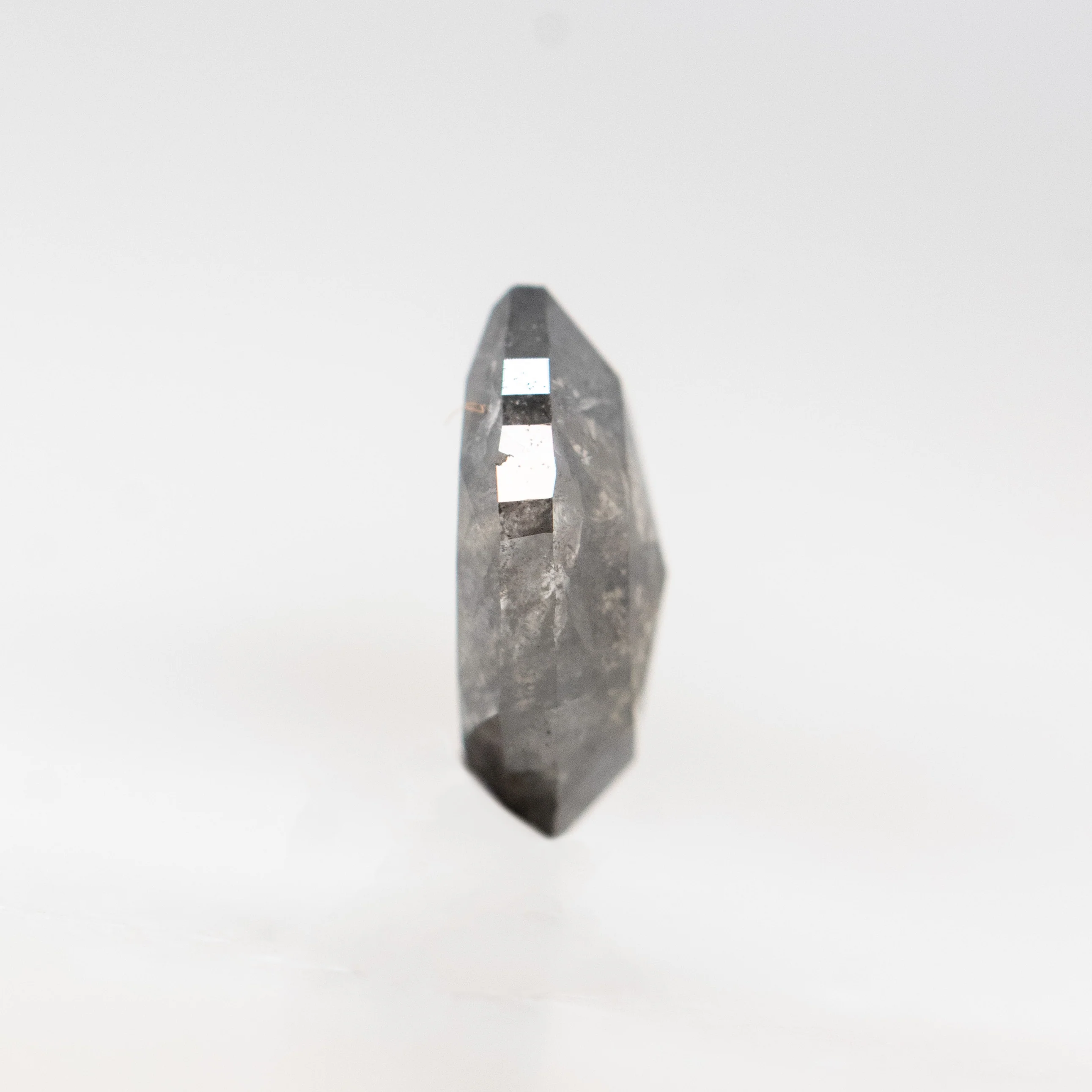 0.54 Carat Dark and Clear Marquise Salt and Pepper Diamond for Custom Work - Inventory Code DCM054 - Image 5