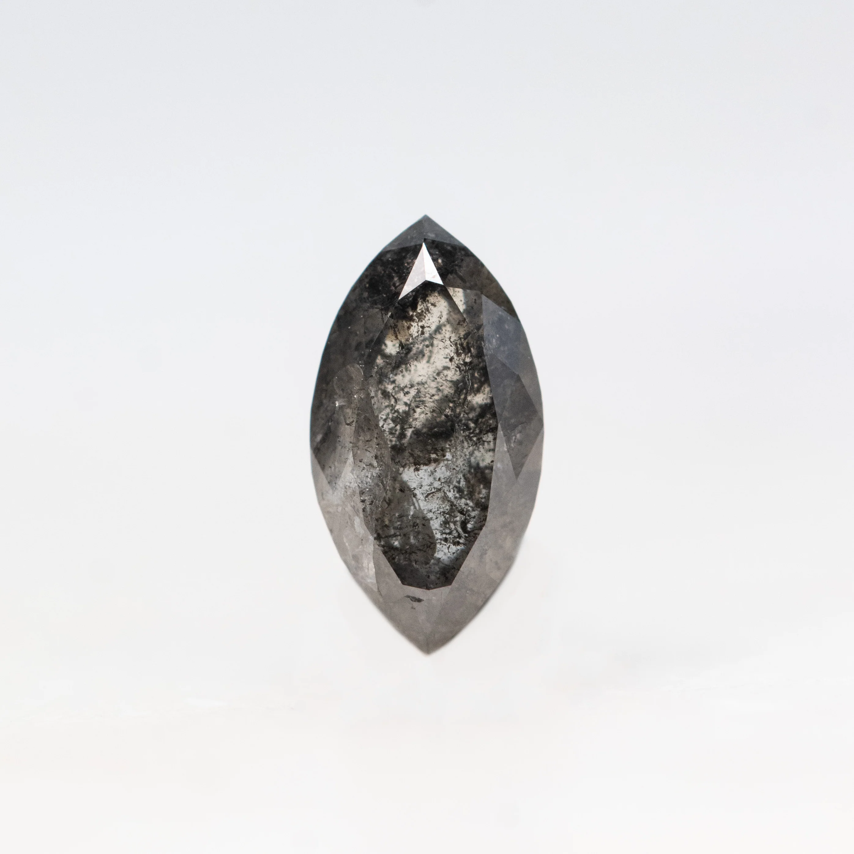 0.54 Carat Dark and Clear Marquise Salt and Pepper Diamond for Custom Work - Inventory Code DCM054 - Image 6