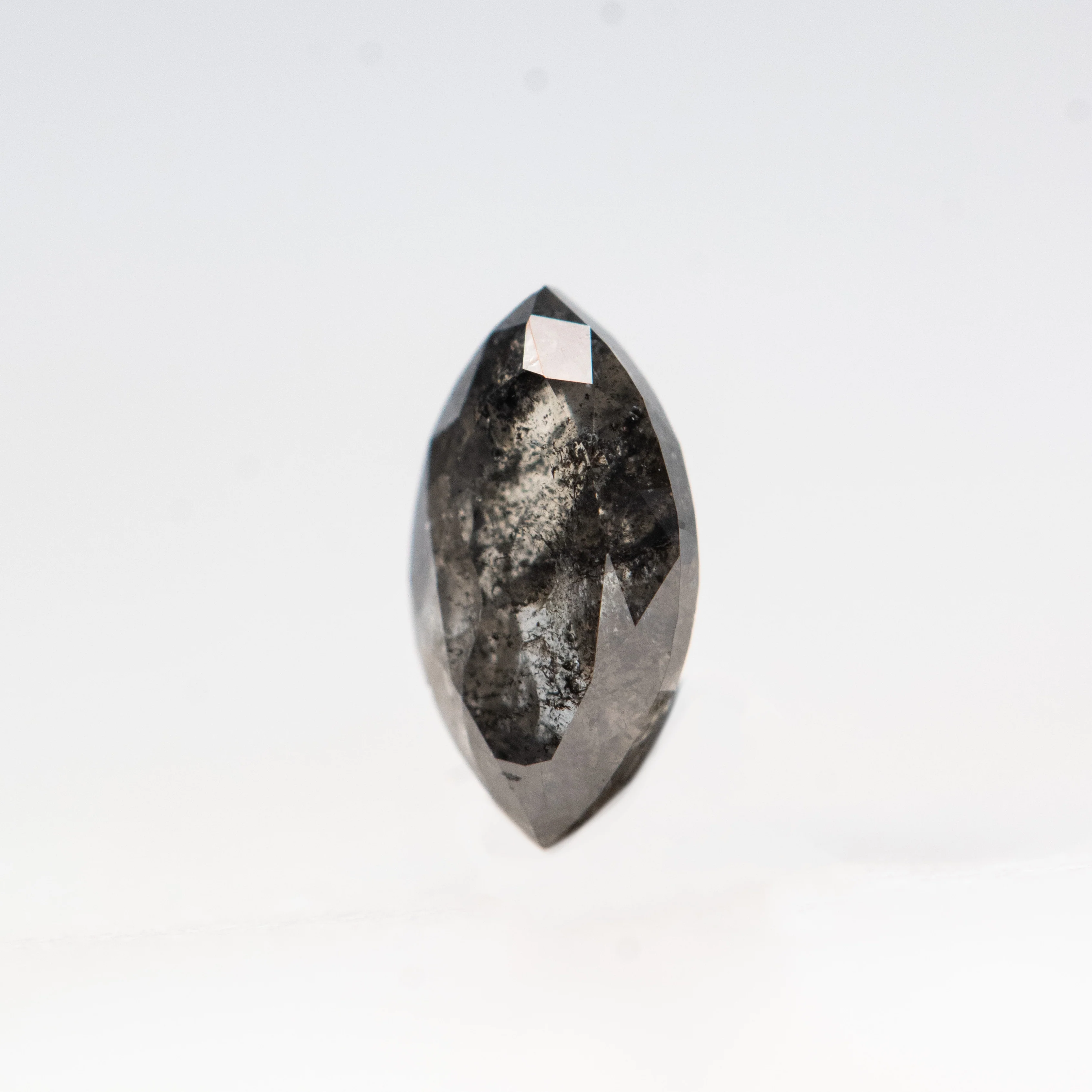 0.54 Carat Dark and Clear Marquise Salt and Pepper Diamond for Custom Work - Inventory Code DCM054 - Image 7
