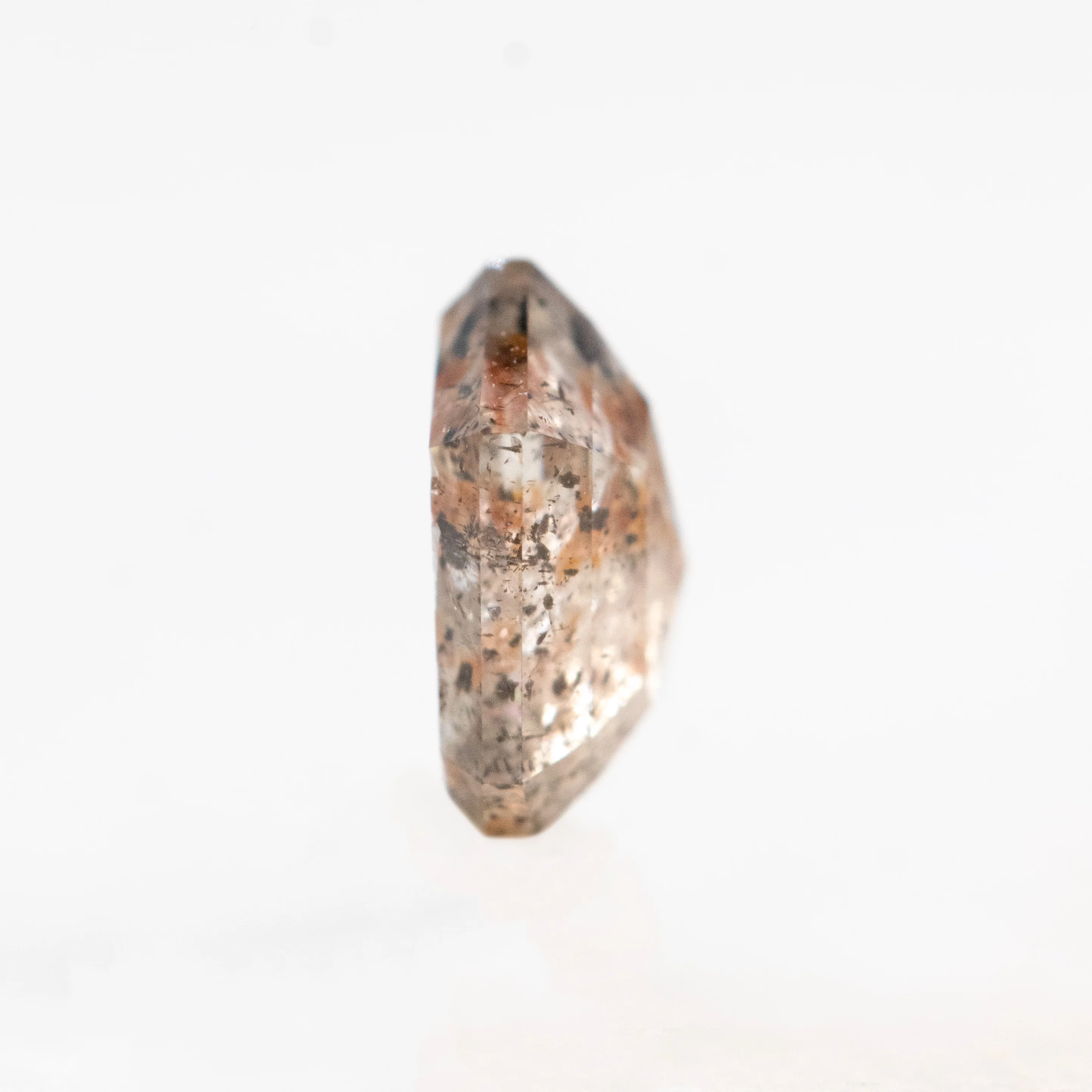 0.57 Carat Gray Shield Cut Salt and Pepper Diamond for Custom Work - Inventory Code SGS057 - Image 5