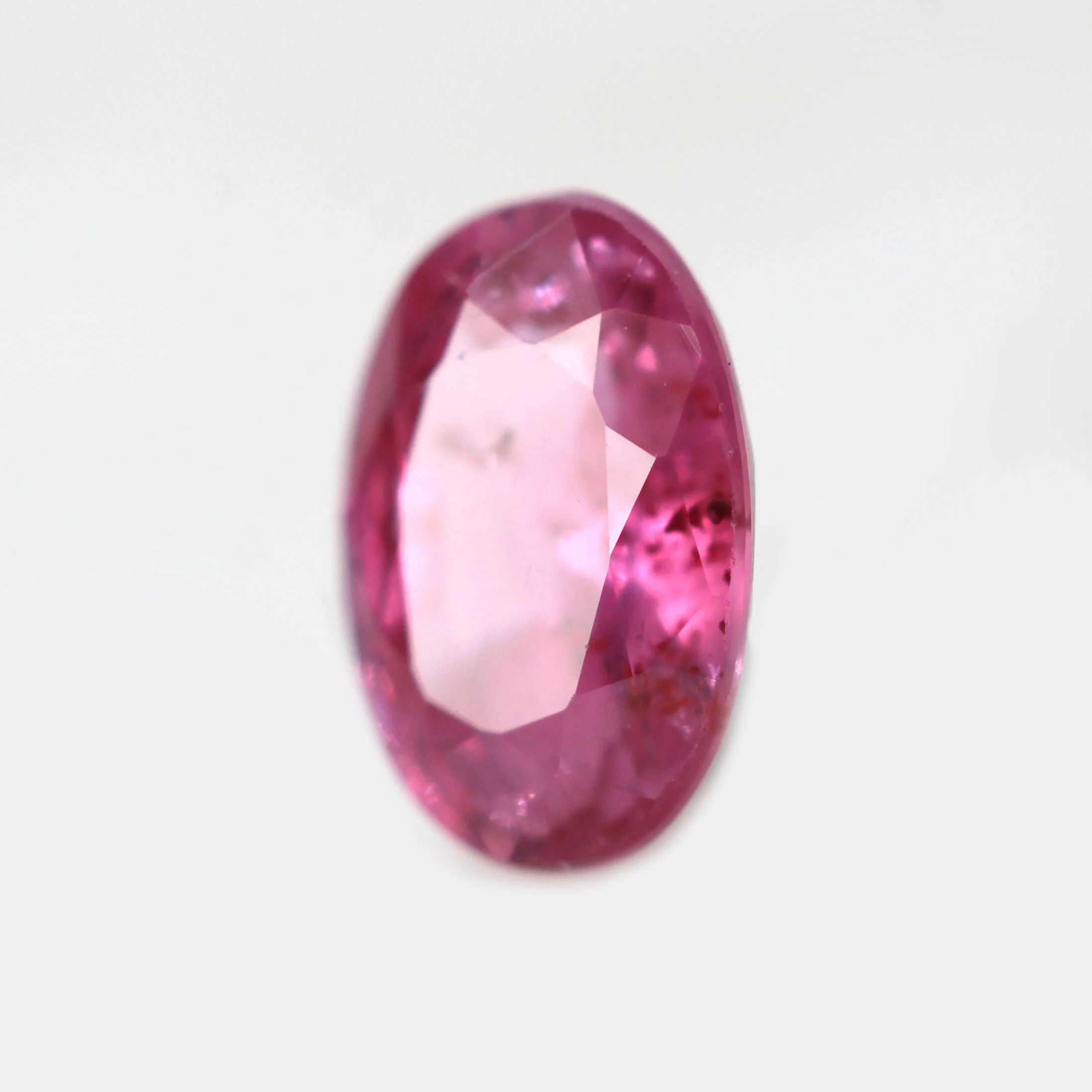 0.60 Carat Pink Oval Sapphire for Custom Work - Inventory Code ORPS060 - Image 3
