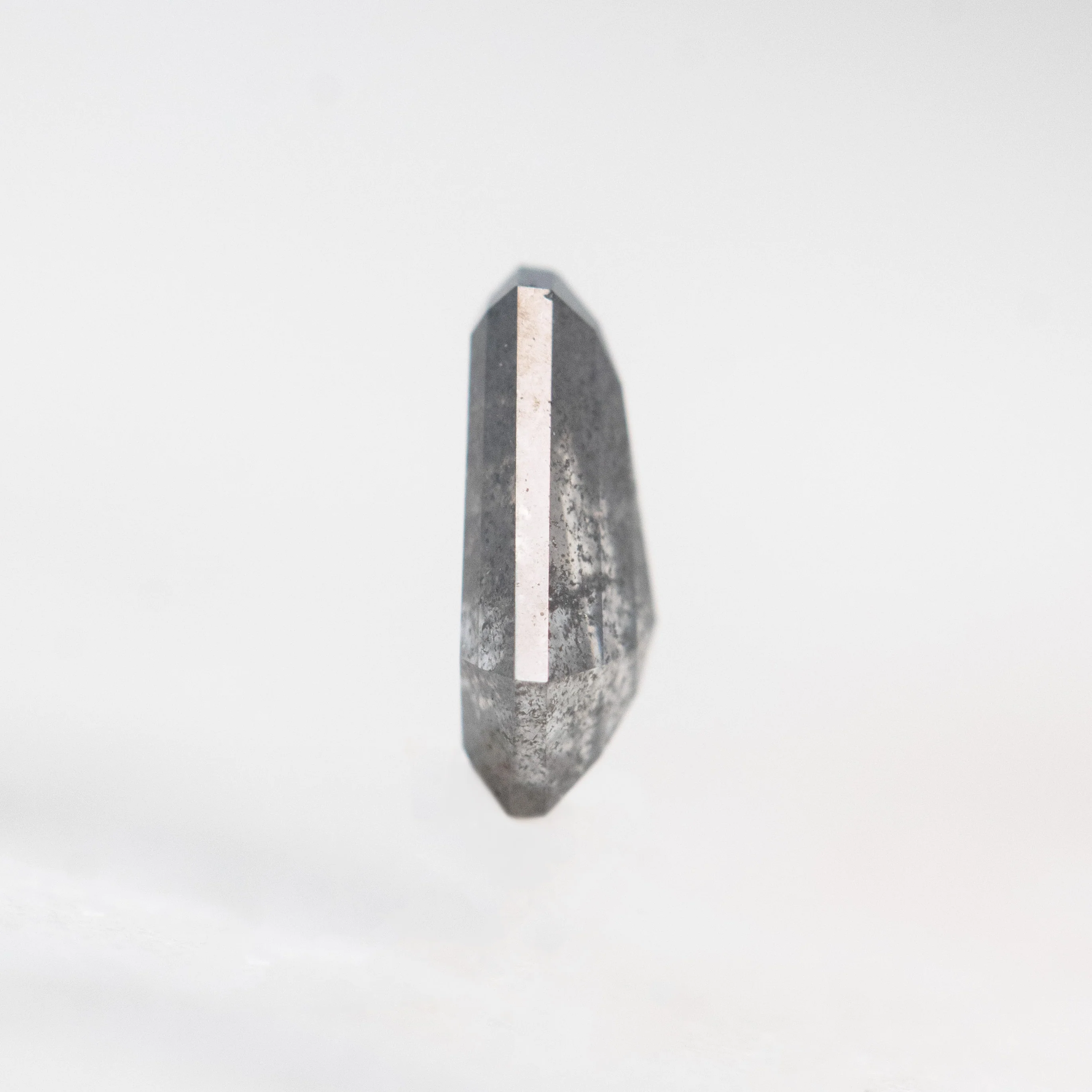 0.61 Carat Dark and Clear Shield Salt and Pepper Diamond for Custom Work - Inventory Code DCS061 - Image 5