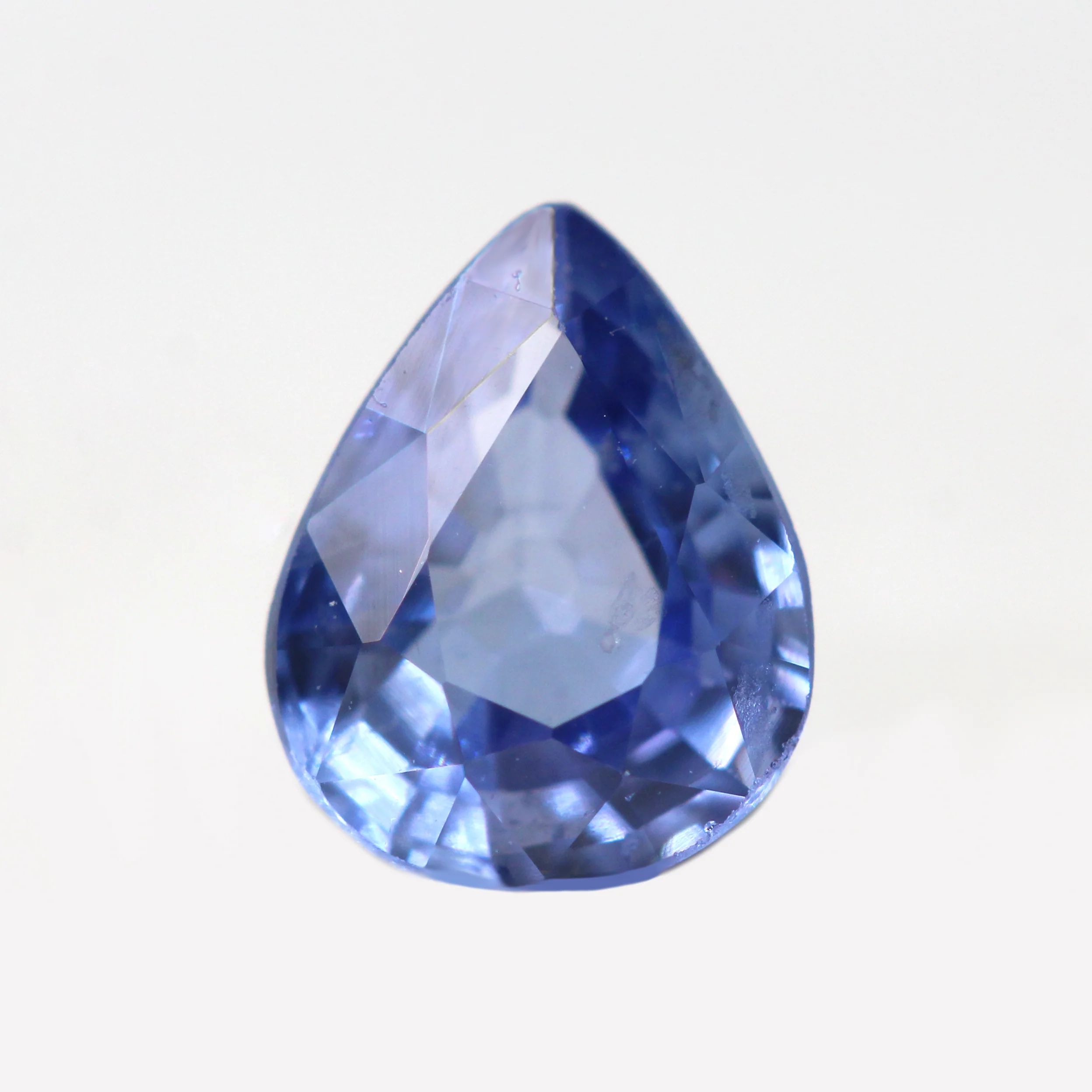 0.64 Carat Blue Pear Sapphire for Custom Work - Inventory Code BPS064