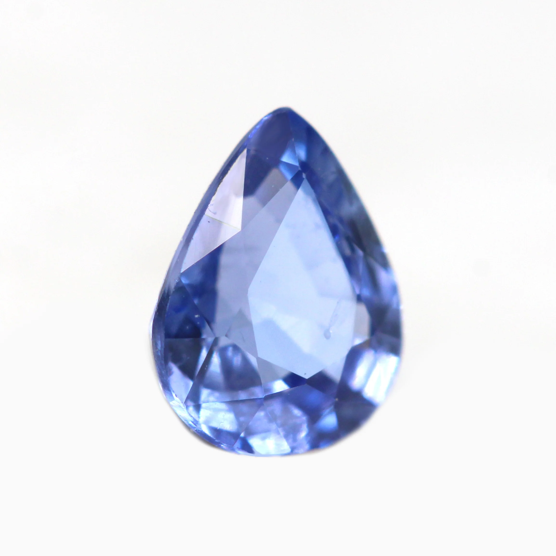 0.64 Carat Blue Pear Sapphire for Custom Work - Inventory Code BPS064 - Image 4