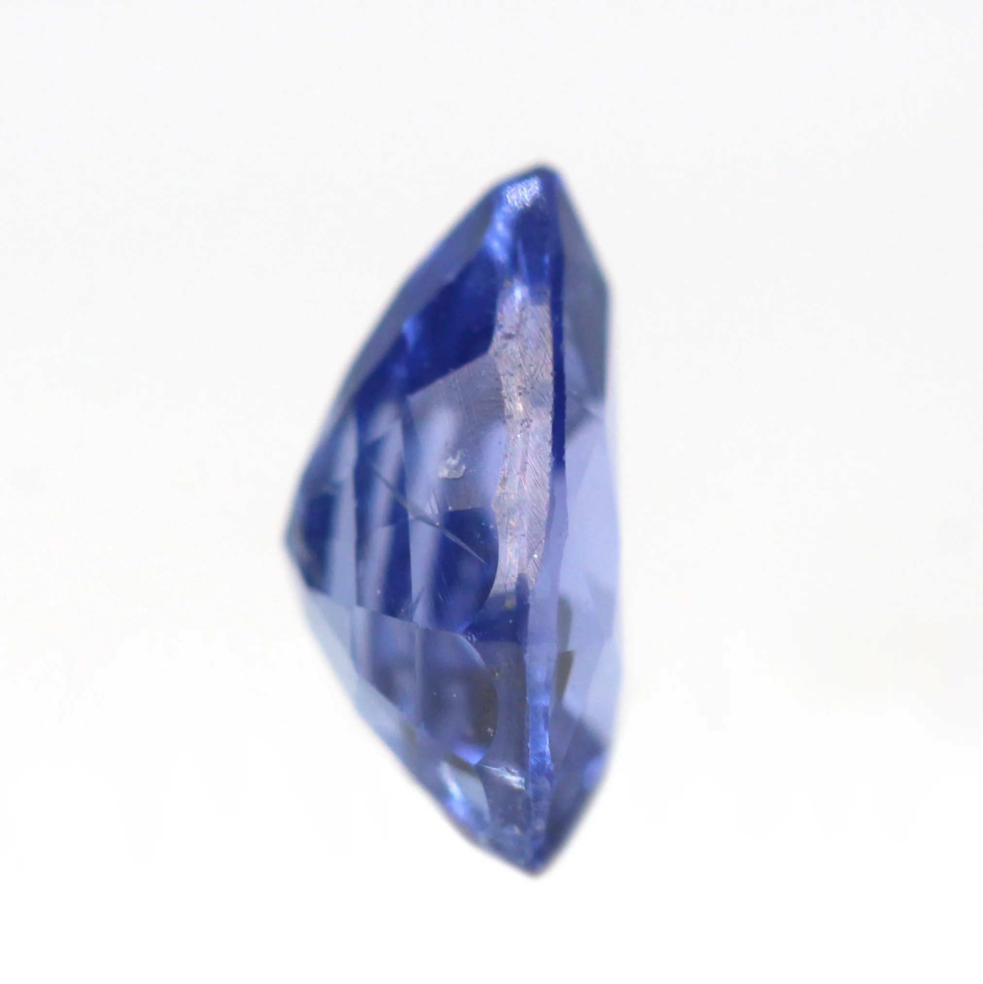 0.64 Carat Blue Pear Sapphire for Custom Work - Inventory Code BPS064 - Image 5