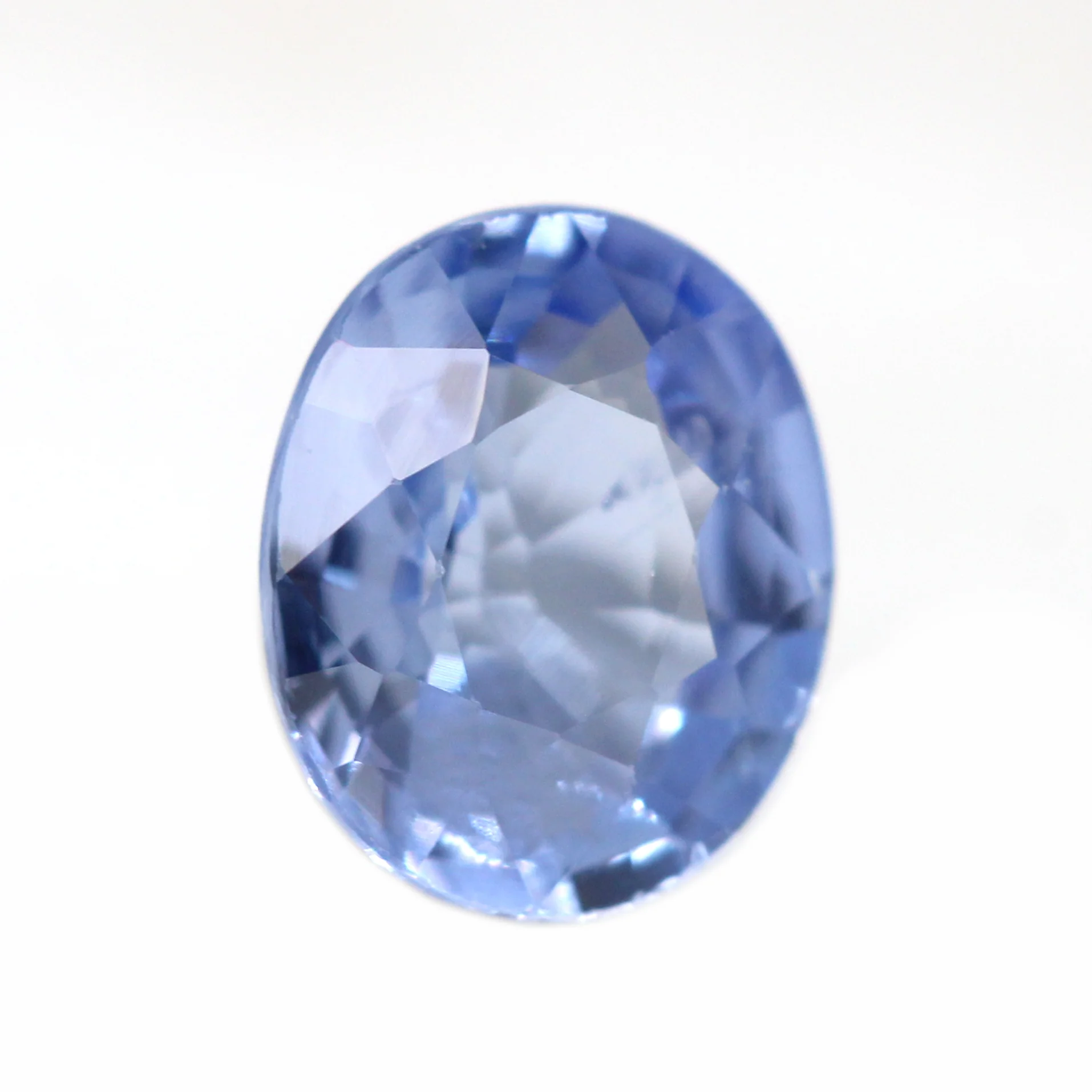 0.67 Carat Light Blue Oval Montana Sapphire for Custom Work - Inventory Code LBOS067 - Image 4