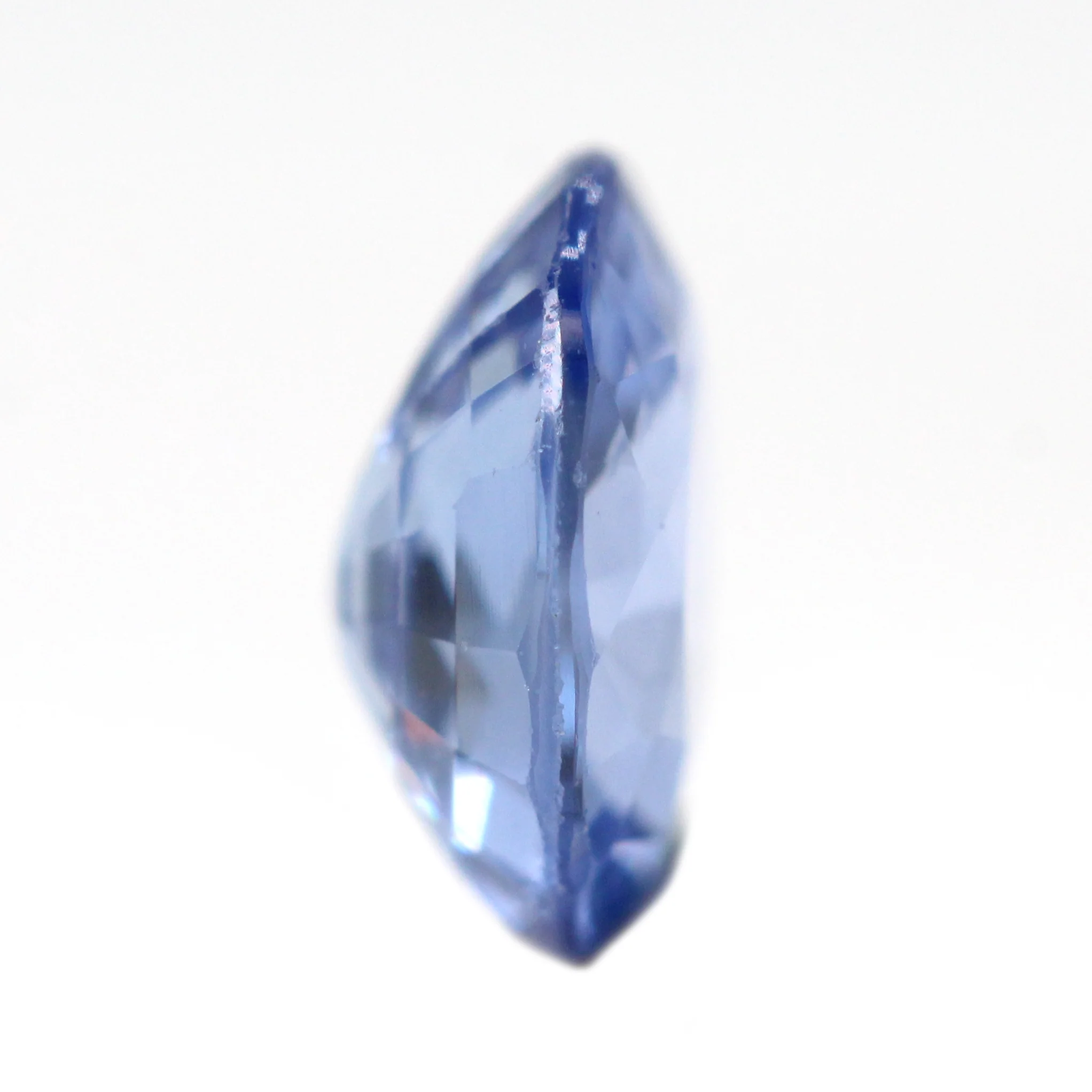 0.67 Carat Light Blue Oval Montana Sapphire for Custom Work - Inventory Code LBOS067 - Image 5