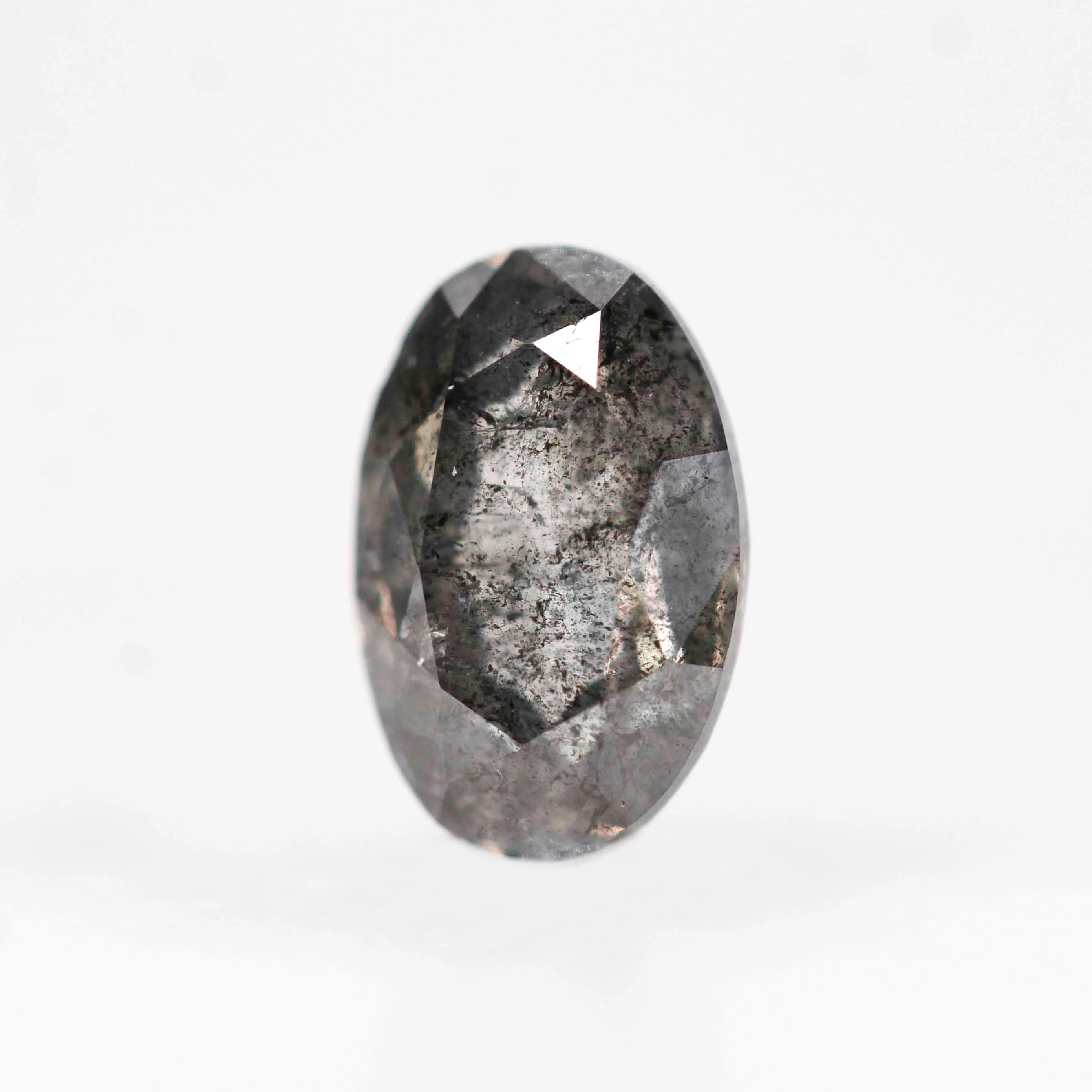 0.72 Carat Charcoal Oval Salt and Pepper Diamond for Custom Work - Inventory Code DSO072 - Image 8