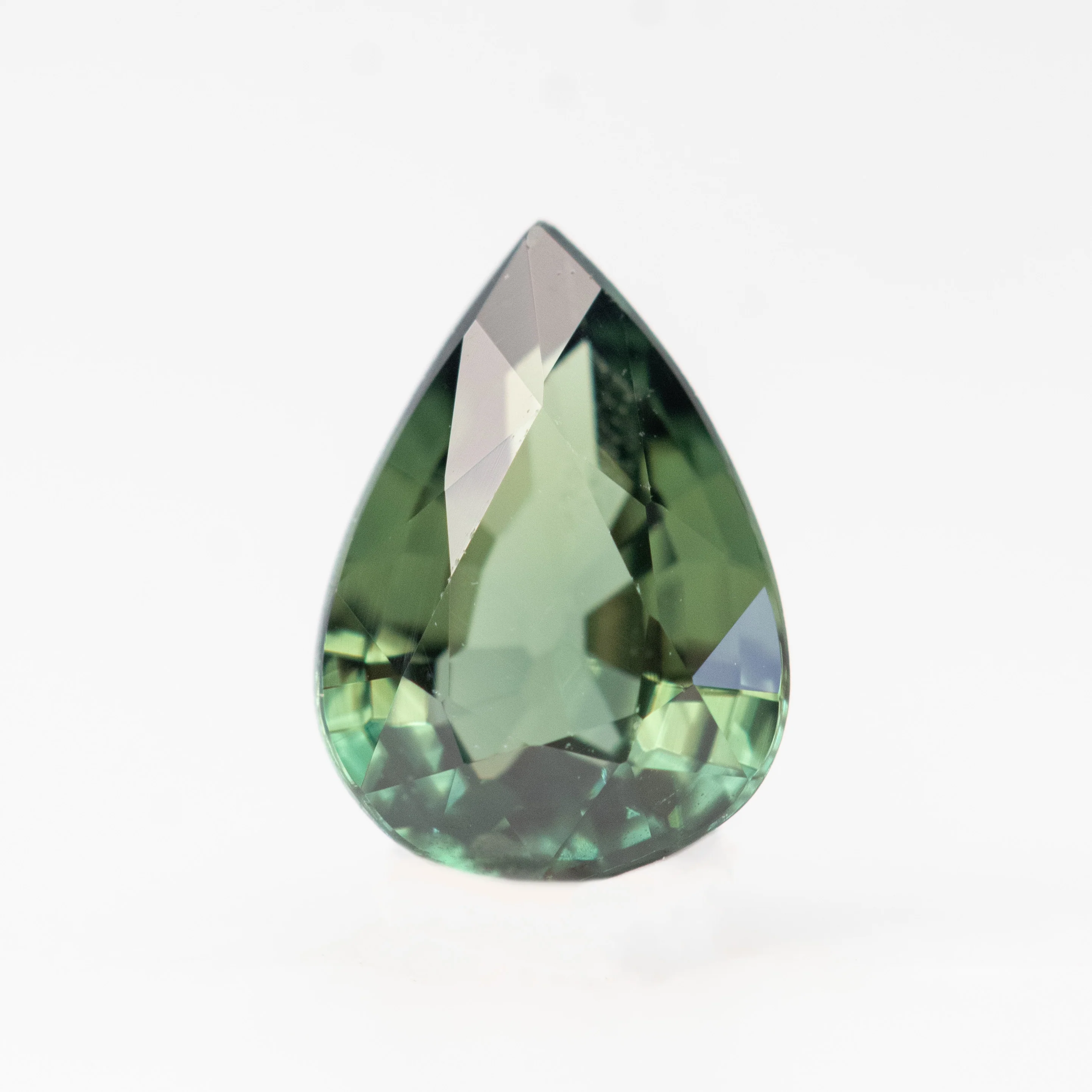 0.72 Carat Green Pear Sapphire for Custom Work - Inventory Code GPS072