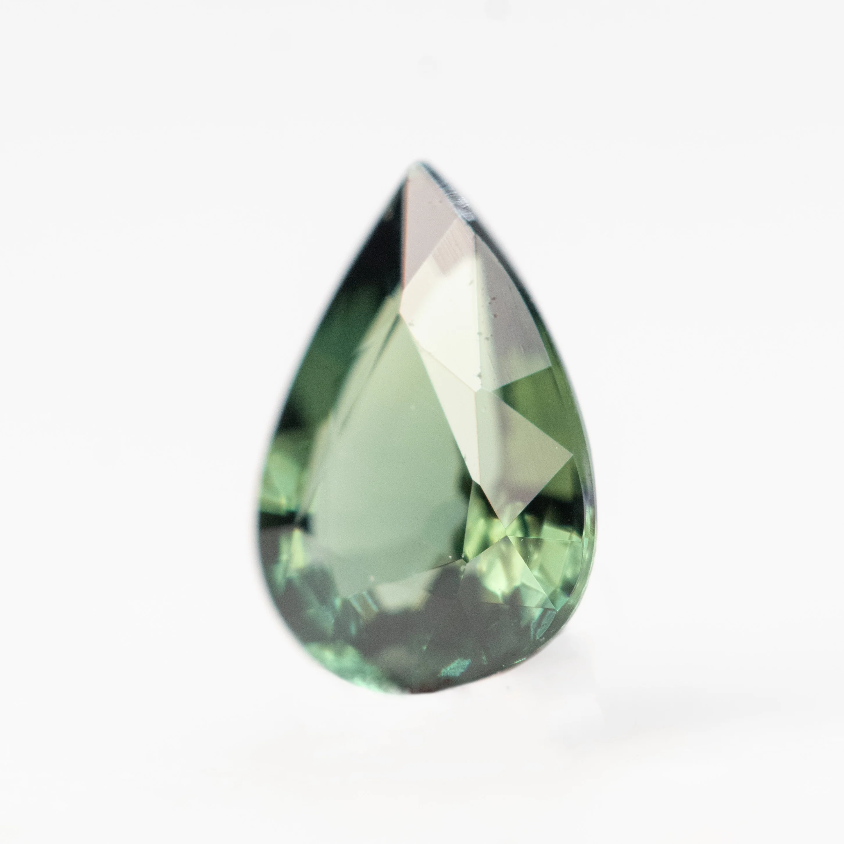 0.72 Carat Green Pear Sapphire for Custom Work - Inventory Code GPS072 - Image 3