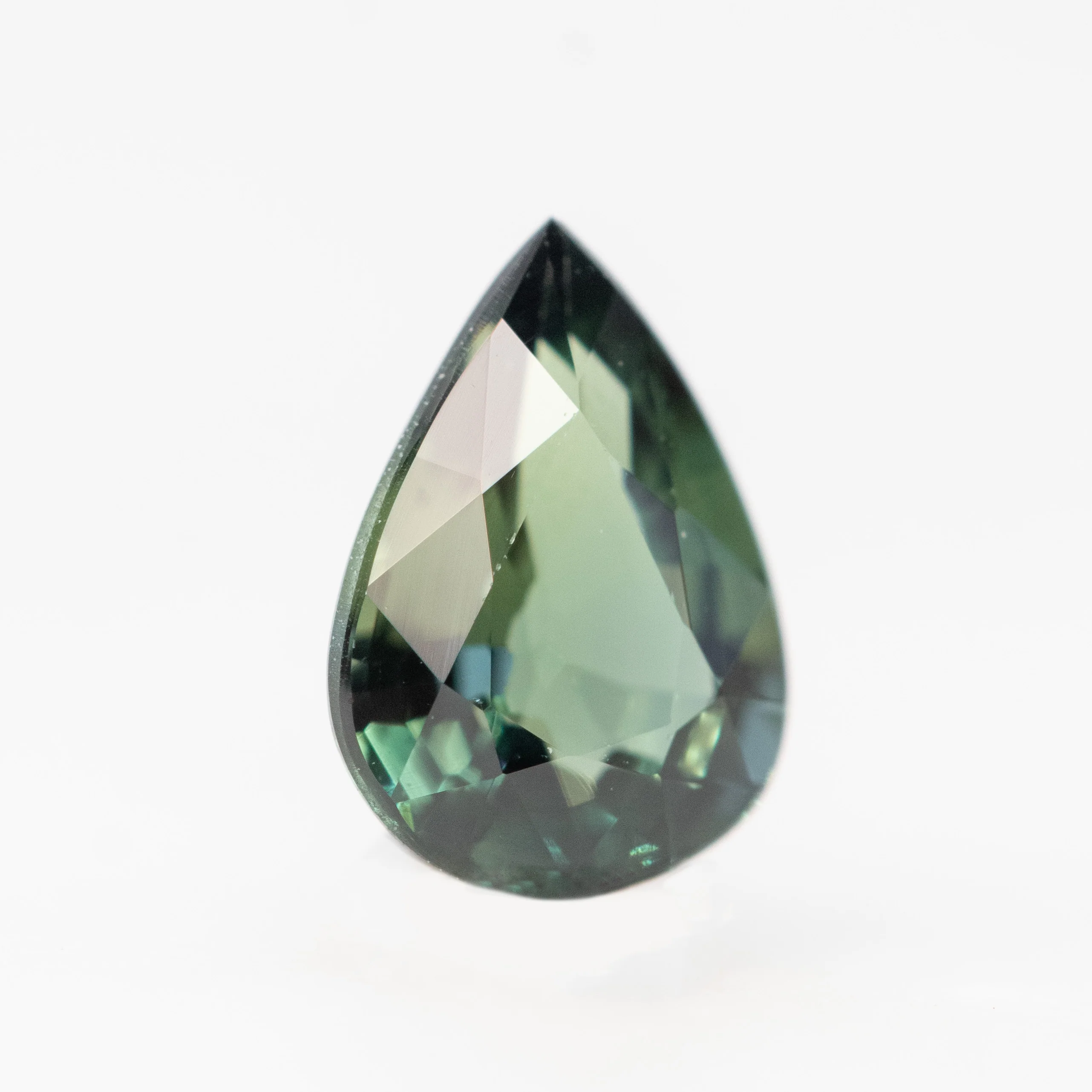 0.72 Carat Green Pear Sapphire for Custom Work - Inventory Code GPS072 - Image 4