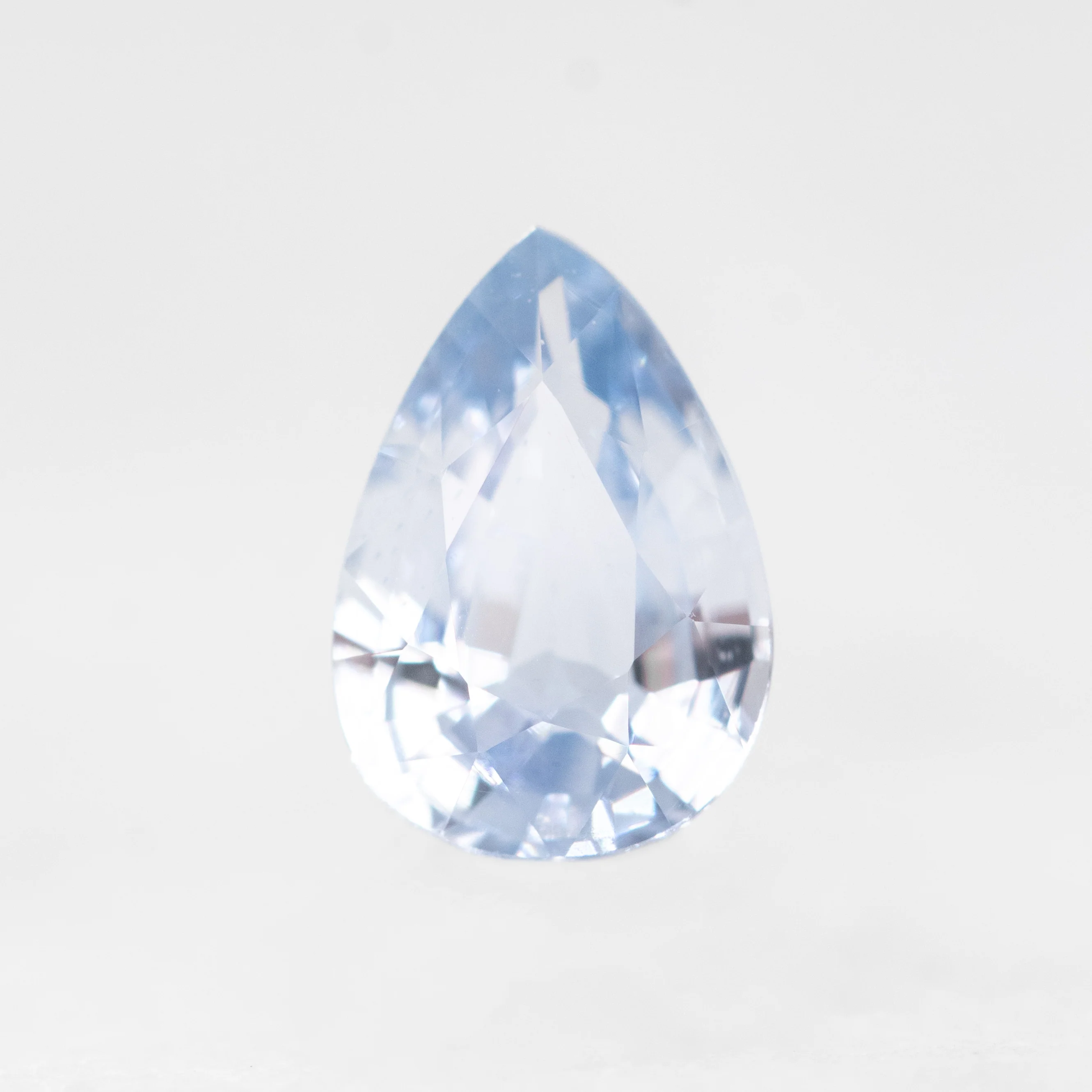 0.72 Carat Light Blue Pear Sapphire for Custom Work - Inventory Code BPS072