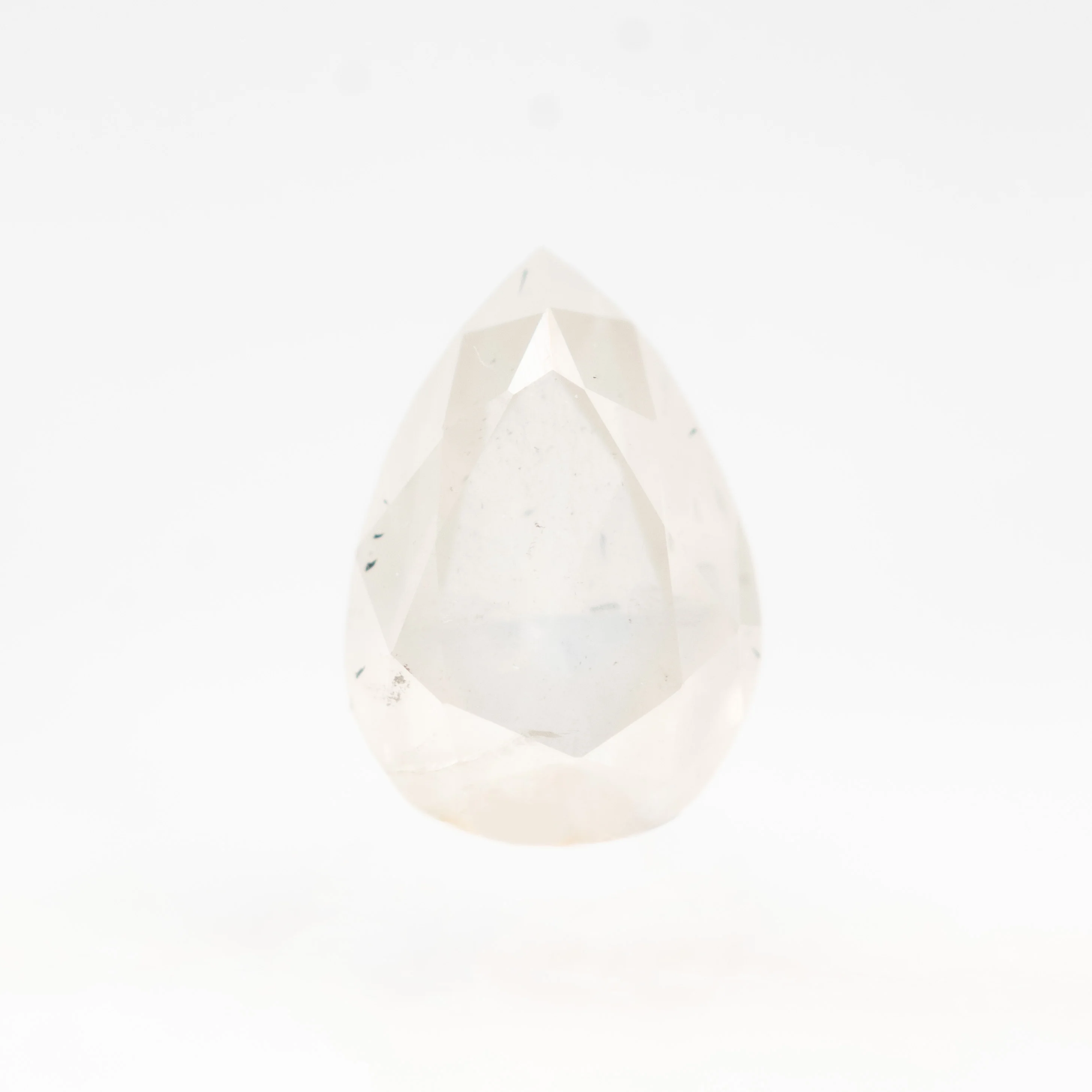 0.72 Carat Misty White Pear Diamond for Custom Work - Inventory Code MWP072