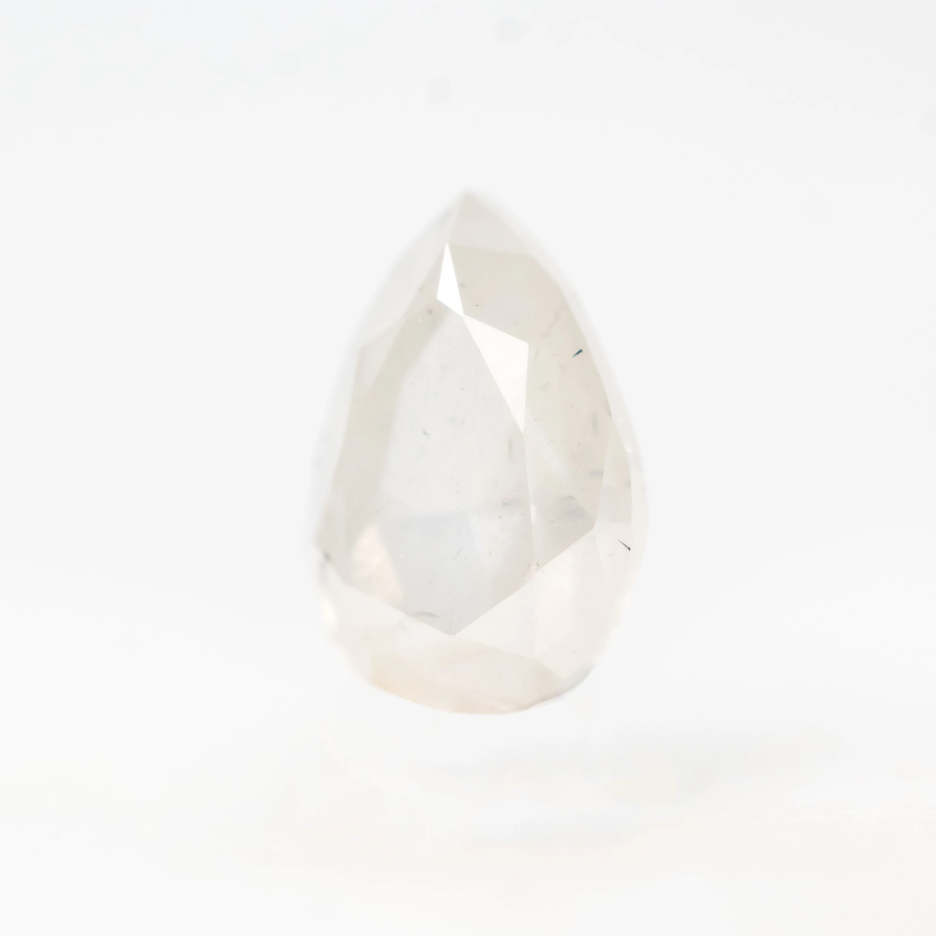 0.72 Carat Misty White Pear Diamond for Custom Work - Inventory Code MWP072 - Image 3