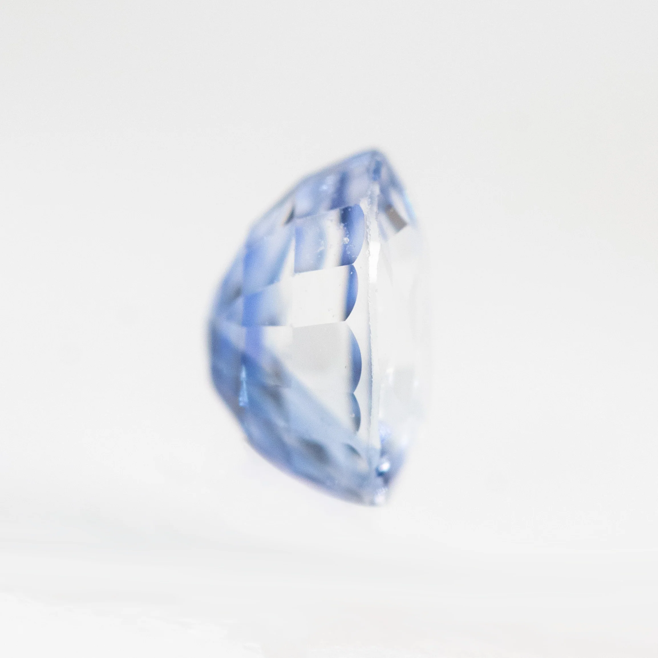 0.73 Carat Blue Oval Montana Sapphire for Custom Work - Inventory Code BOS073 - Image 5