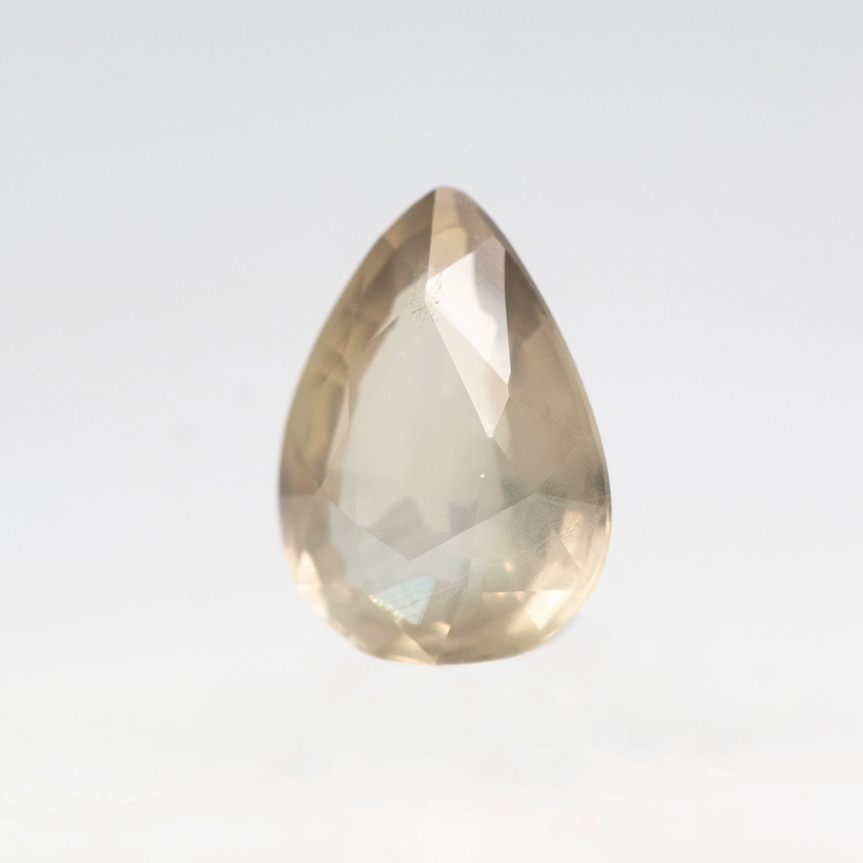 0.73 Carat Golden Pear Sapphire for Custom Work - Inventory Code GBPS073 - Image 3