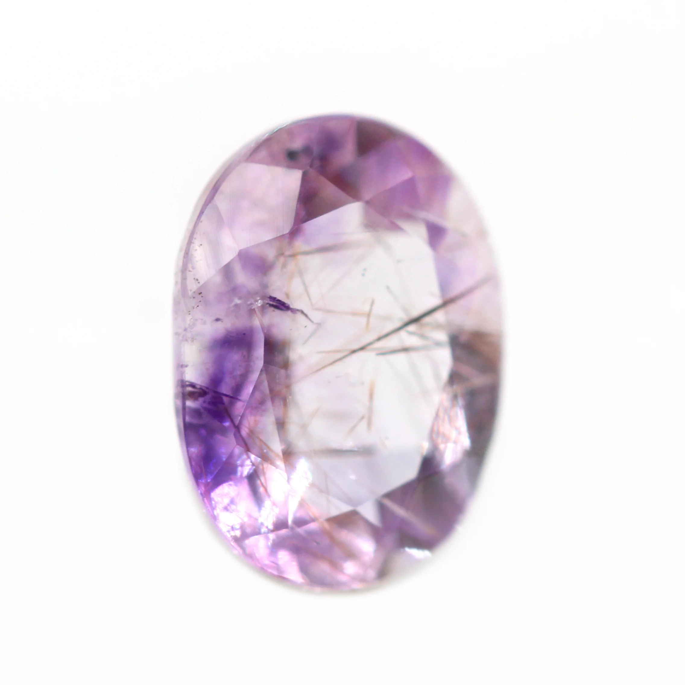 0.77 Carat Oval Melody Quartz for Custom Work - Inventory Code OMQ077 - Image 3