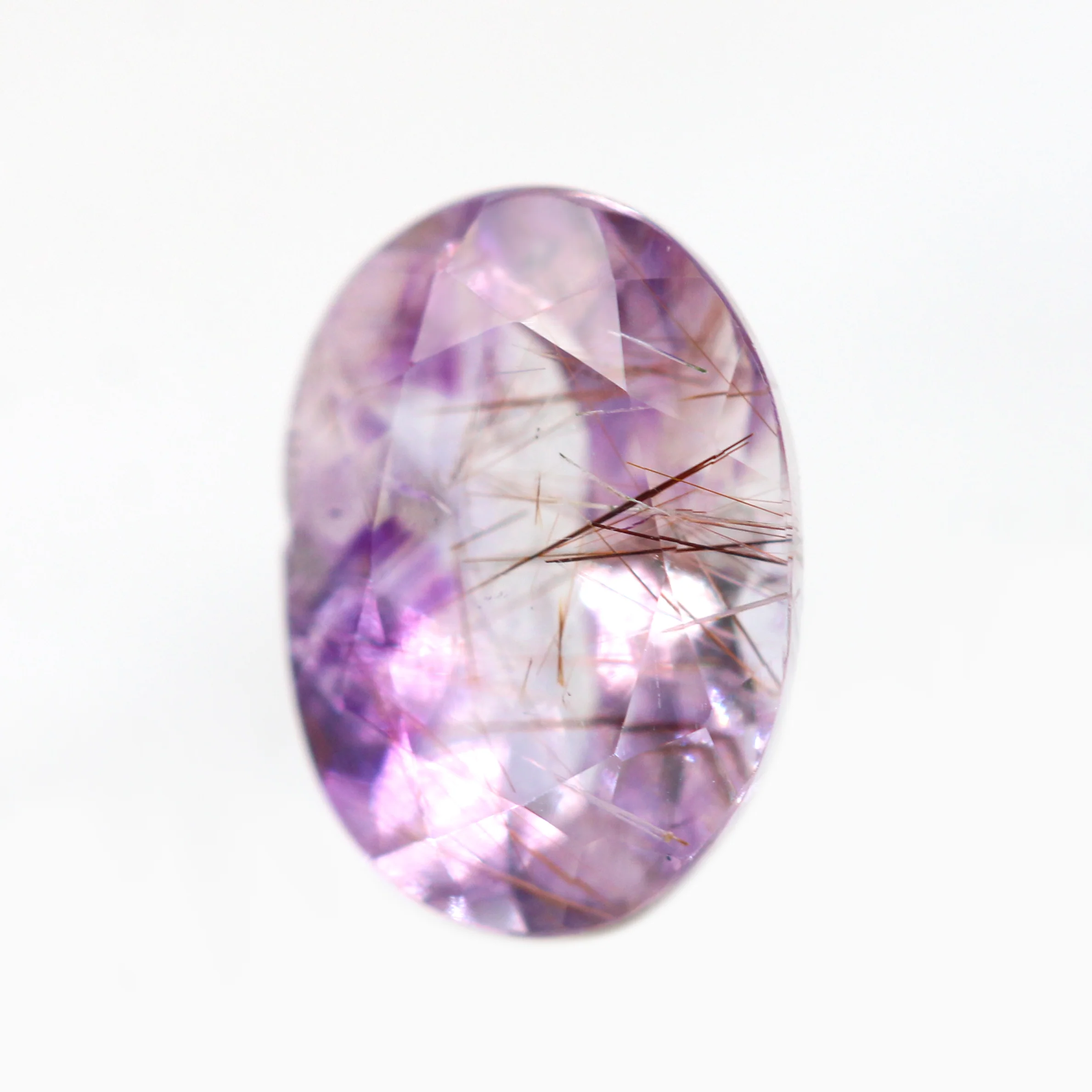 0.77 Carat Oval Melody Quartz for Custom Work - Inventory Code OMQ077 - Image 4
