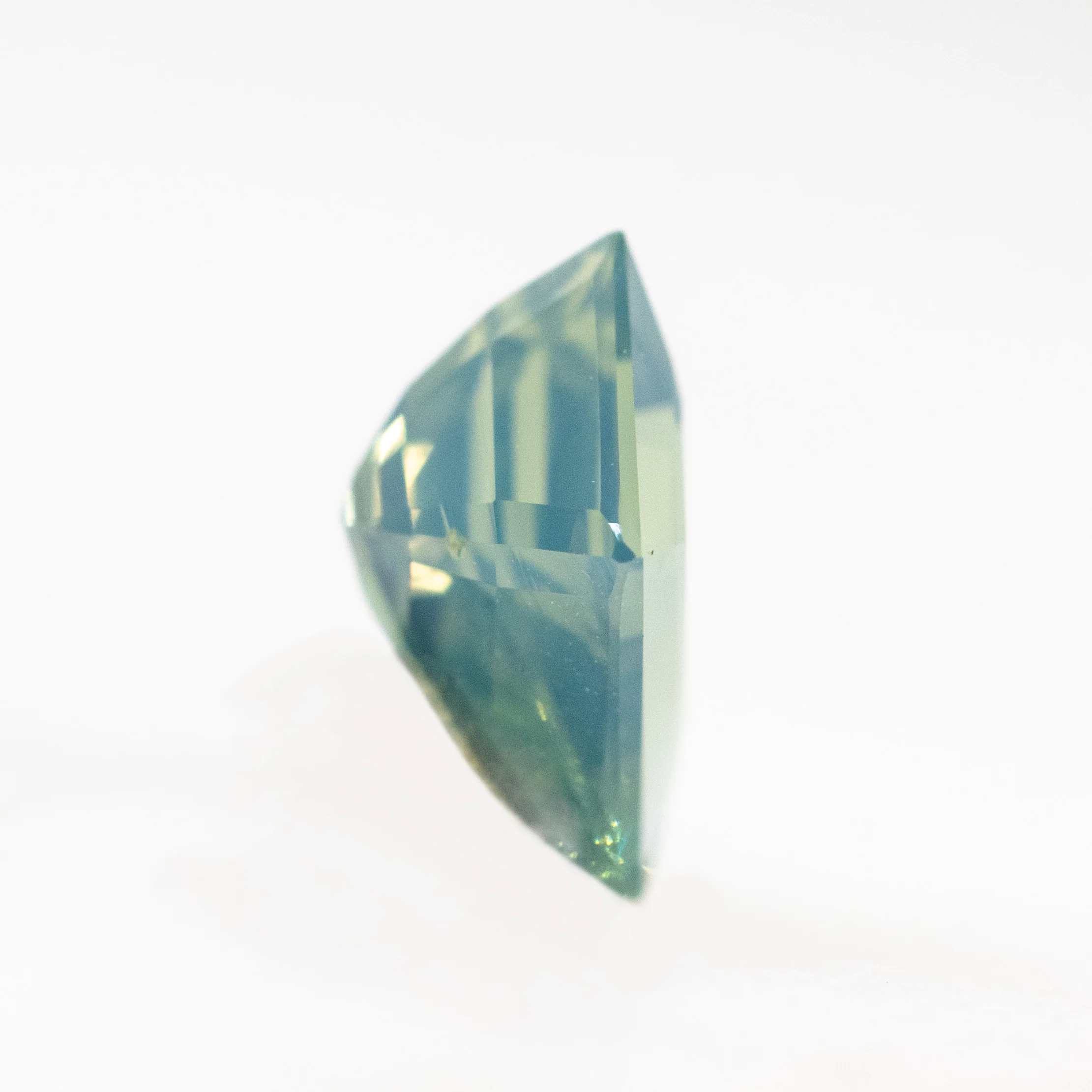 0.79 Carat Light Teal Kite Sapphire for Custom Work - Inventory Code TKS079 - Image 5