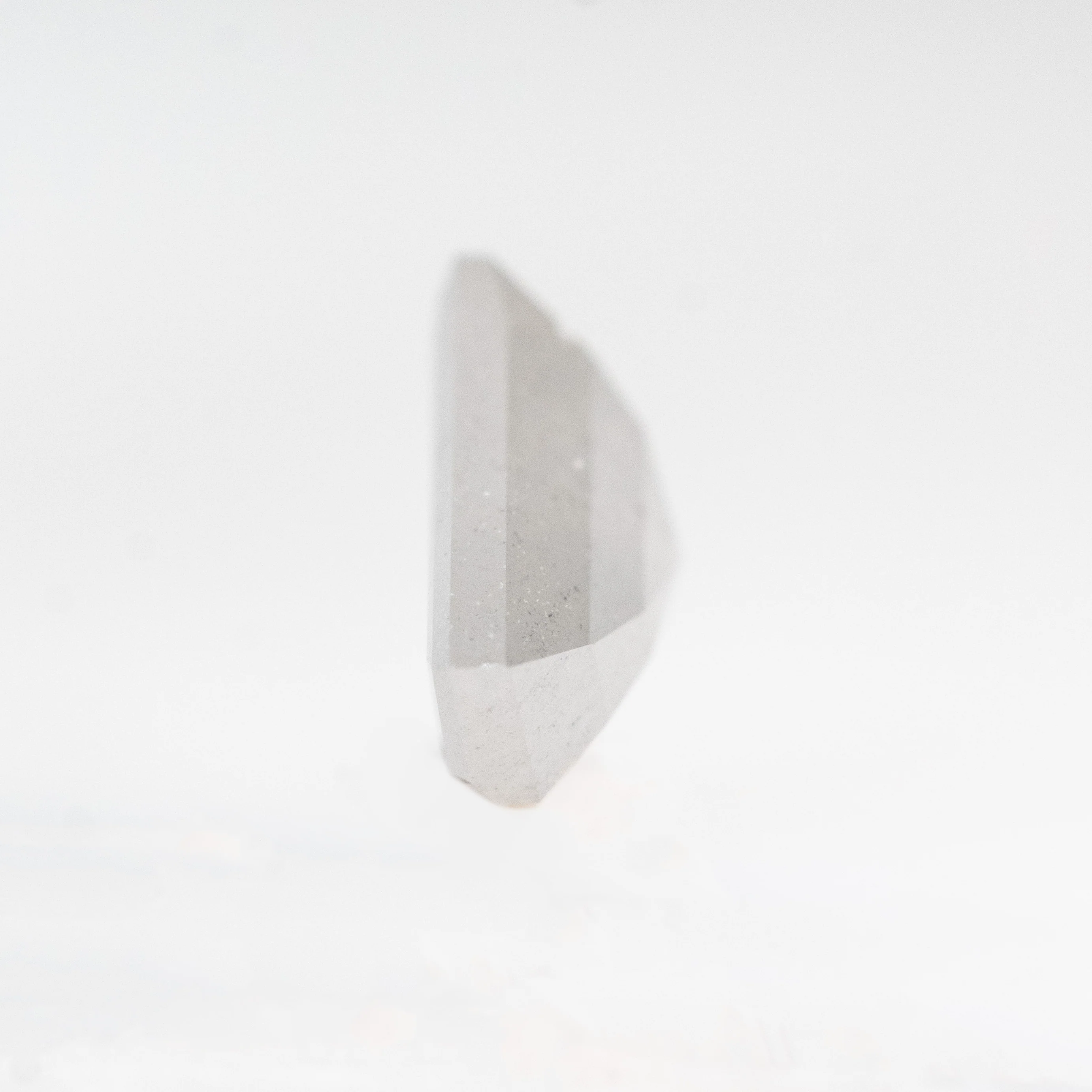 0.80 Carat Misty White Shield Salt and Pepper Diamond for Custom Work - Inventory Code MWS080 - Image 5