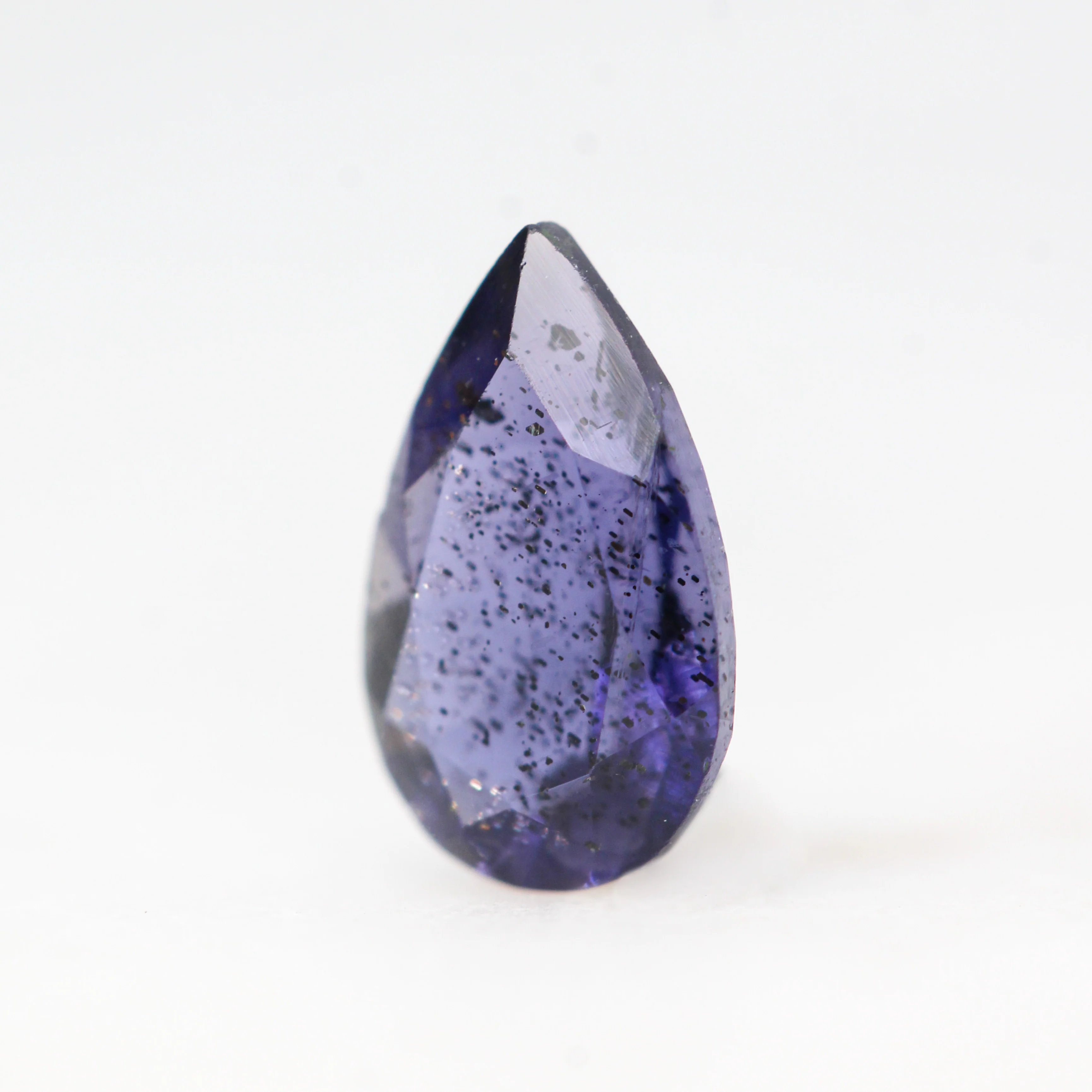 0.80 Carat Purple Pear Iolite for Custom Work - Inventory Code PPI080 - Image 4
