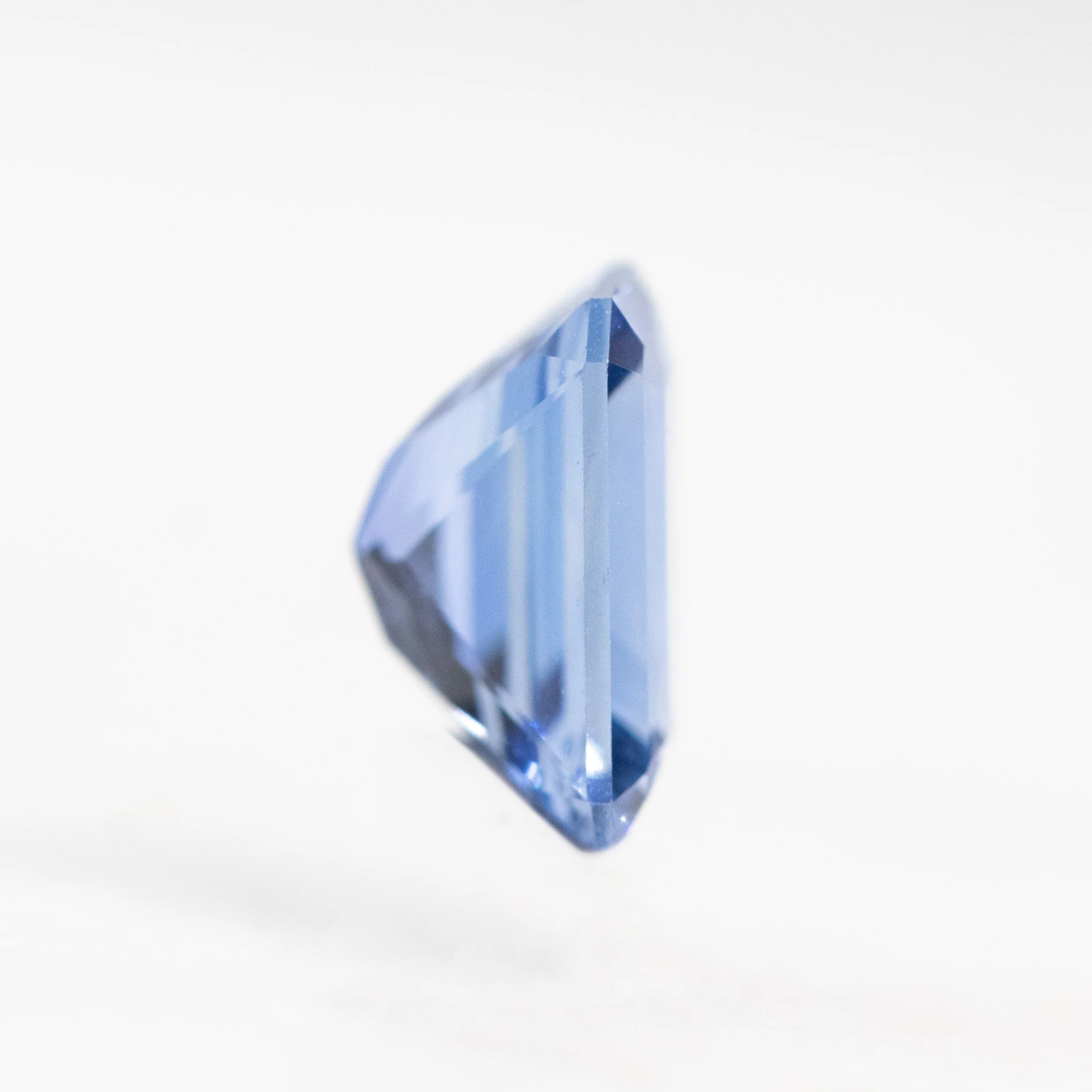 0.80 Carat Radiant Cut Cornflower Blue Sapphire for Custom Work - Inventory Code BRS080 - Image 5