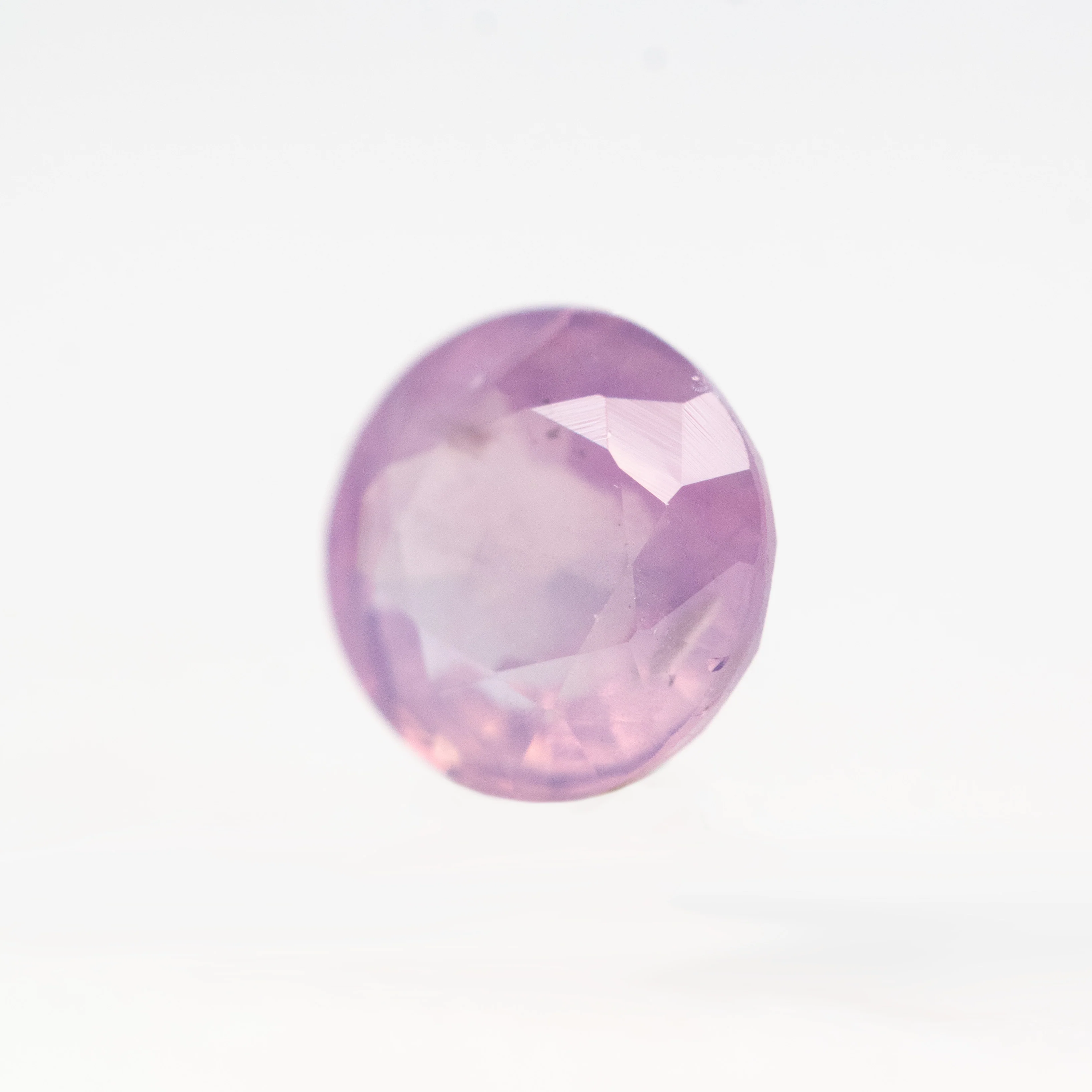 0.81 Carat Pink Round Sapphire for Custom Work - Inventory Code PRS081 - Image 3