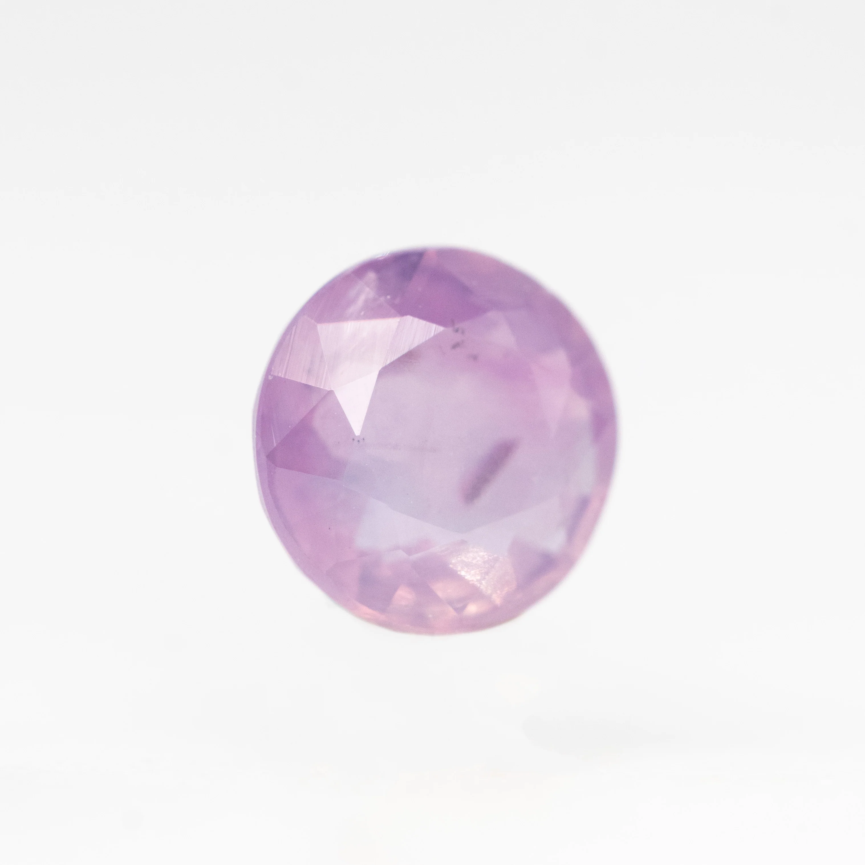 0.81 Carat Pink Round Sapphire for Custom Work - Inventory Code PRS081 - Image 4