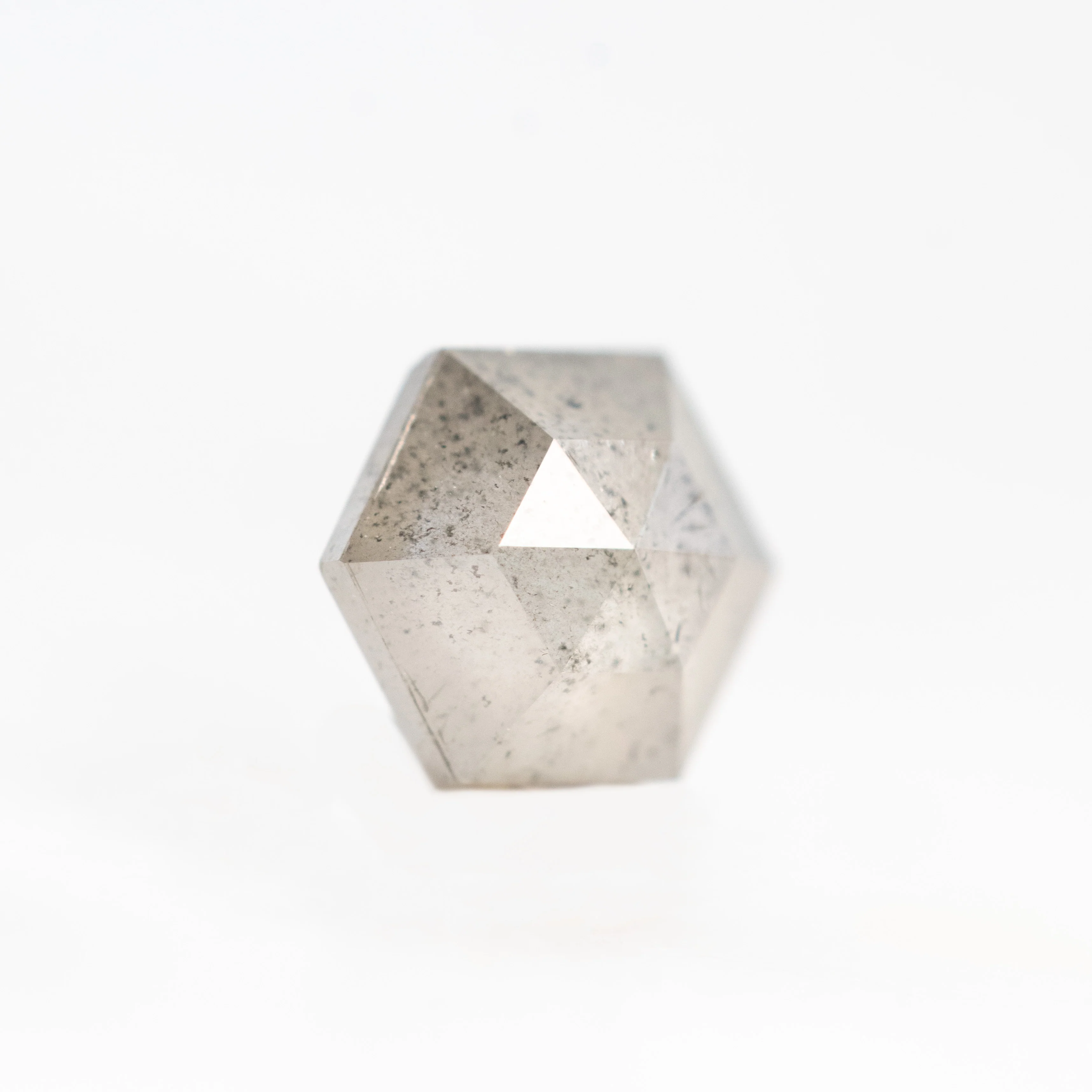 0.83 Carat Light Gray Hexagon Salt and Pepper Diamond for Custom Work - Inventory Code LGH083 - Image 4