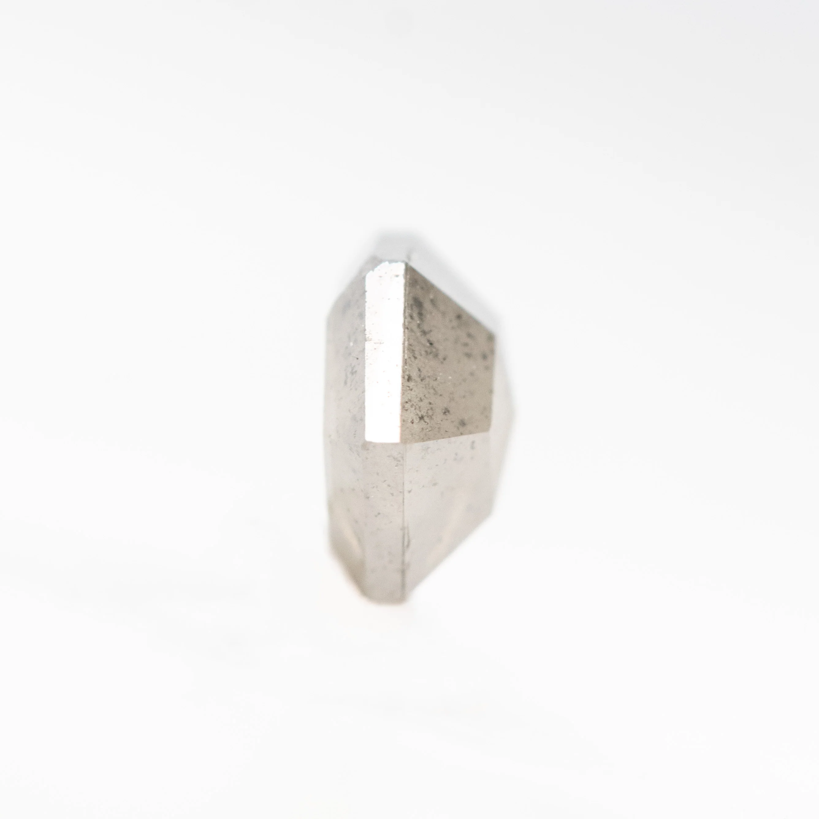 0.83 Carat Light Gray Hexagon Salt and Pepper Diamond for Custom Work - Inventory Code LGH083 - Image 5