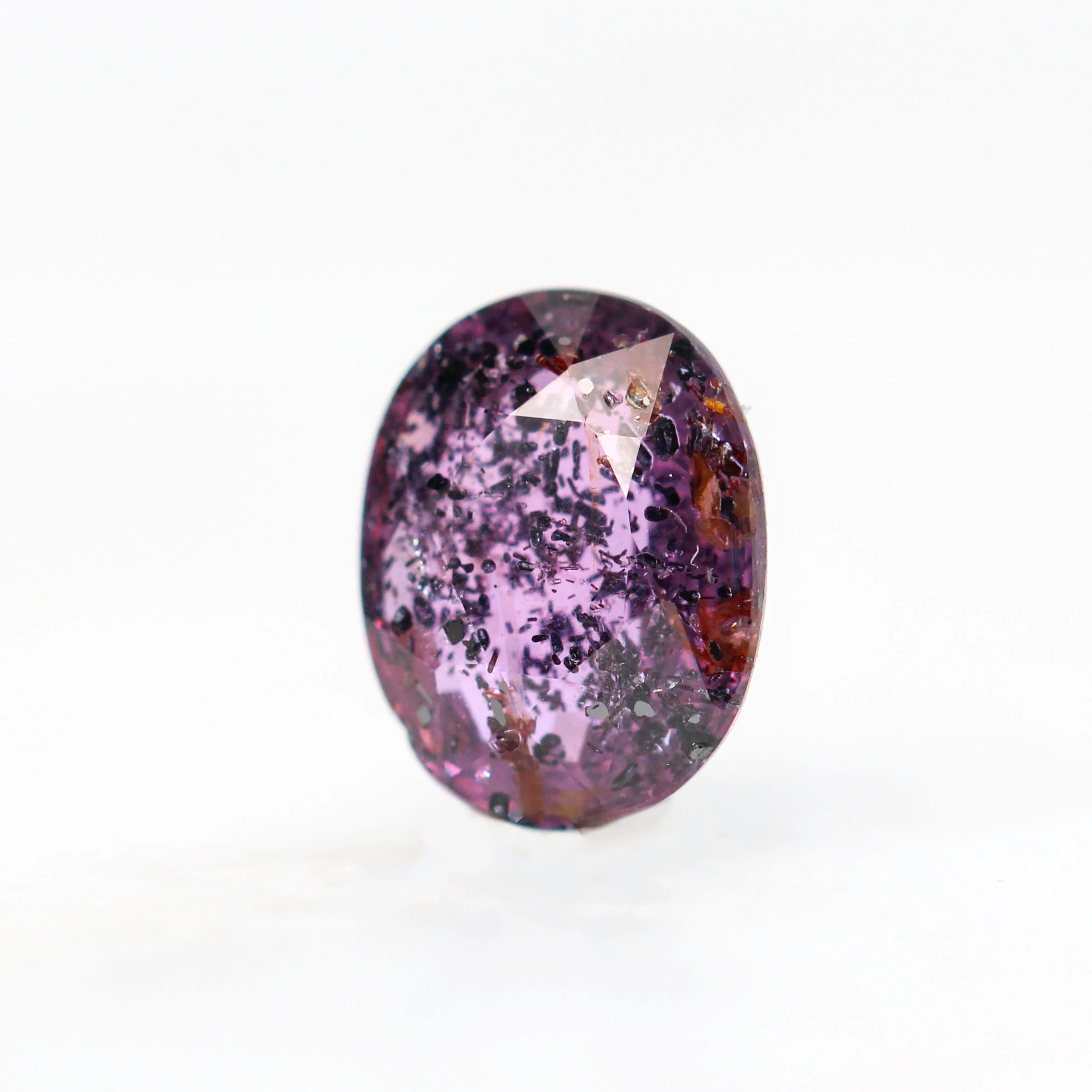 0.84 Carat Purple-Red Oval Ruby for Custom Work - Inventory Code PROR084 - Image 3