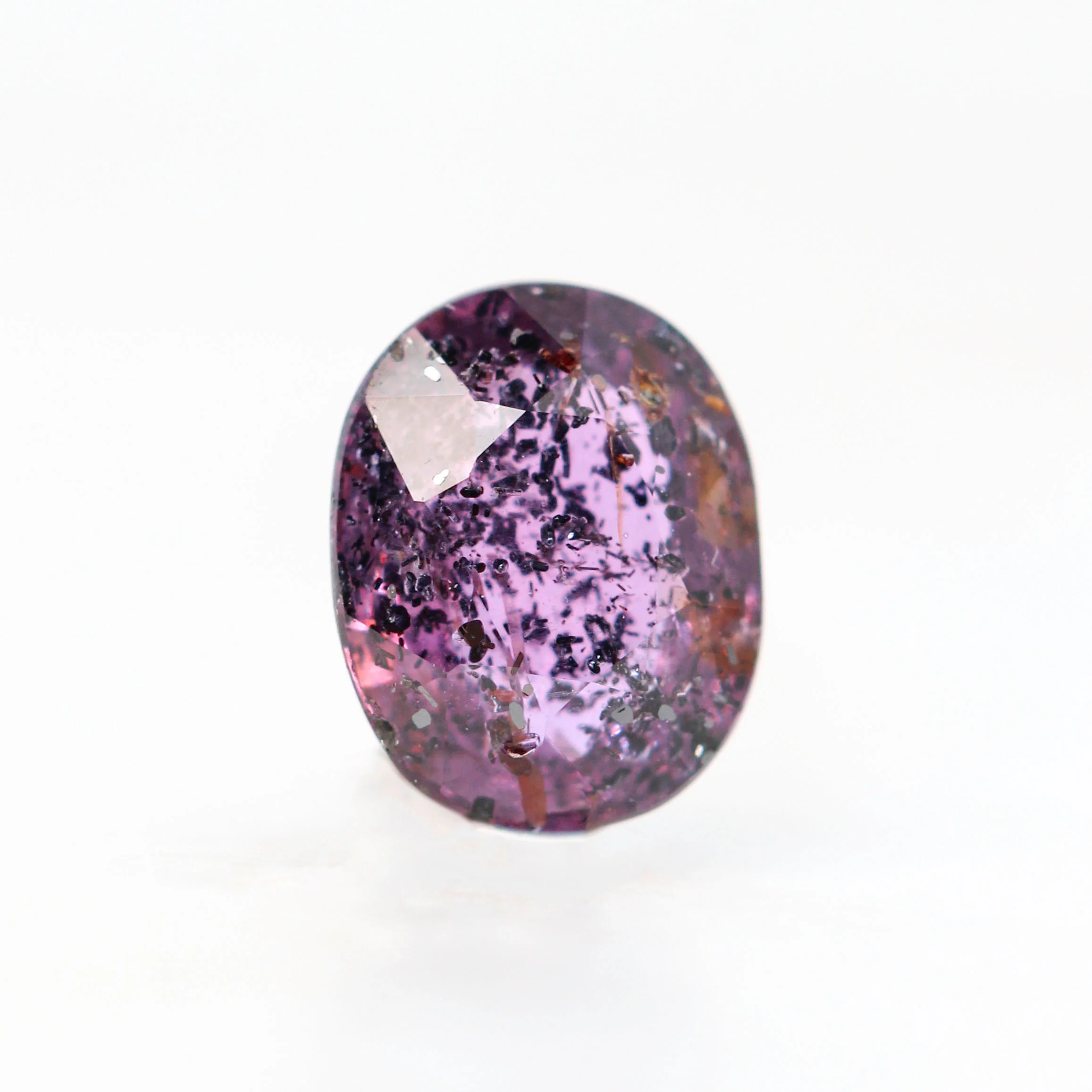 0.84 Carat Purple-Red Oval Ruby for Custom Work - Inventory Code PROR084 - Image 4