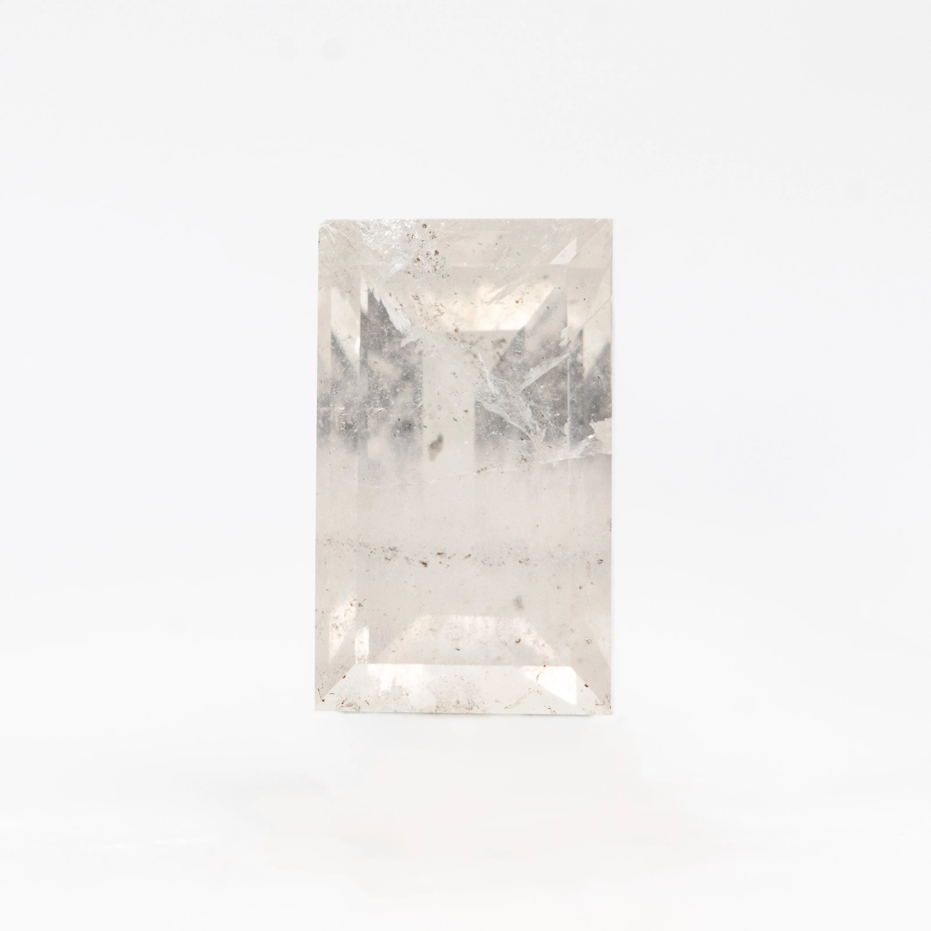0.90 Carat White Baguette Salt and Pepper Diamond for Custom Work - Inventory Code SCB090