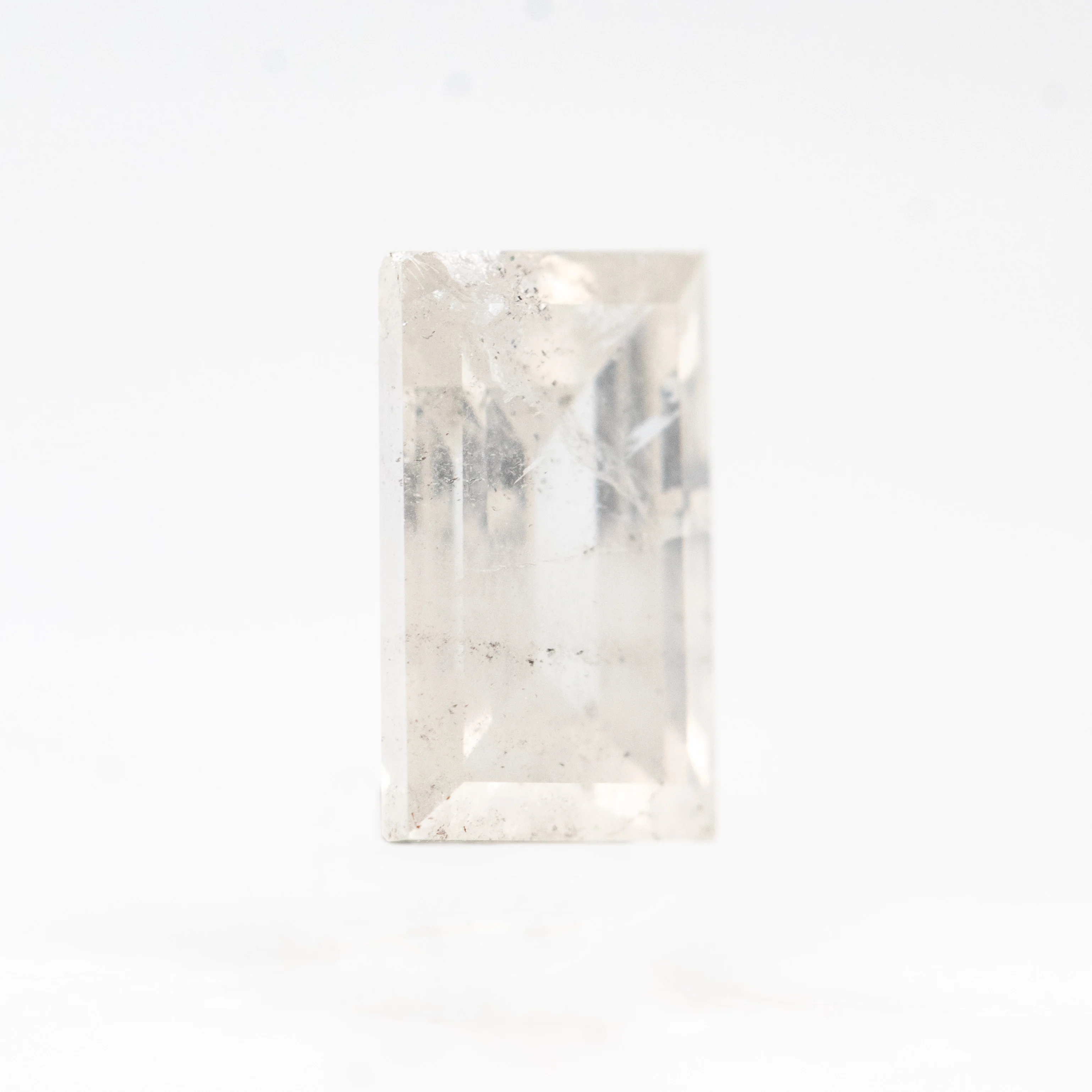 0.90 Carat White Baguette Salt and Pepper Diamond for Custom Work - Inventory Code SCB090 - Image 4