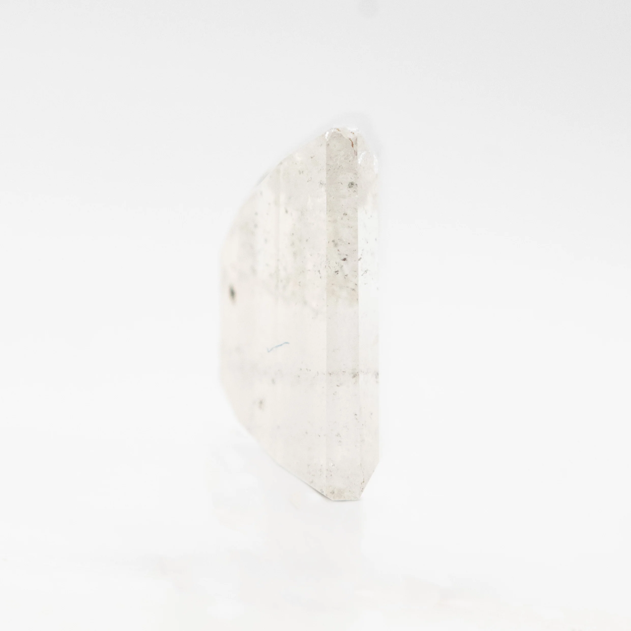 0.90 Carat White Baguette Salt and Pepper Diamond for Custom Work - Inventory Code SCB090 - Image 5