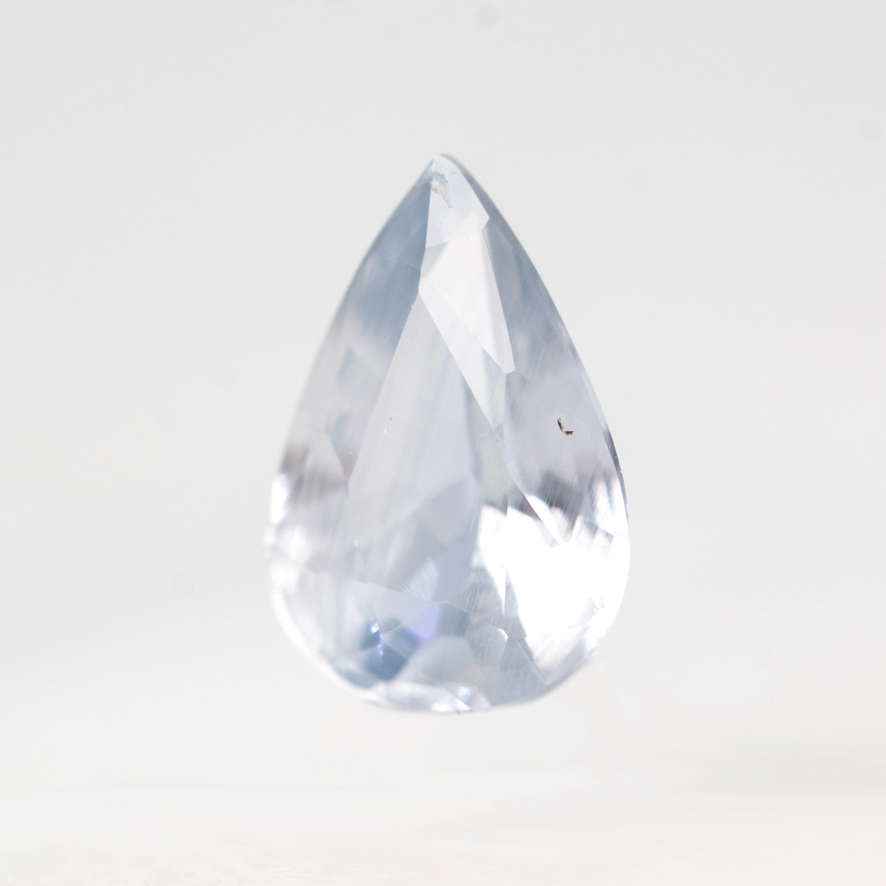 0.91 Carat Pale Blue Pear Sapphire for Custom Work - Inventory Code PBPS091 - Image 3