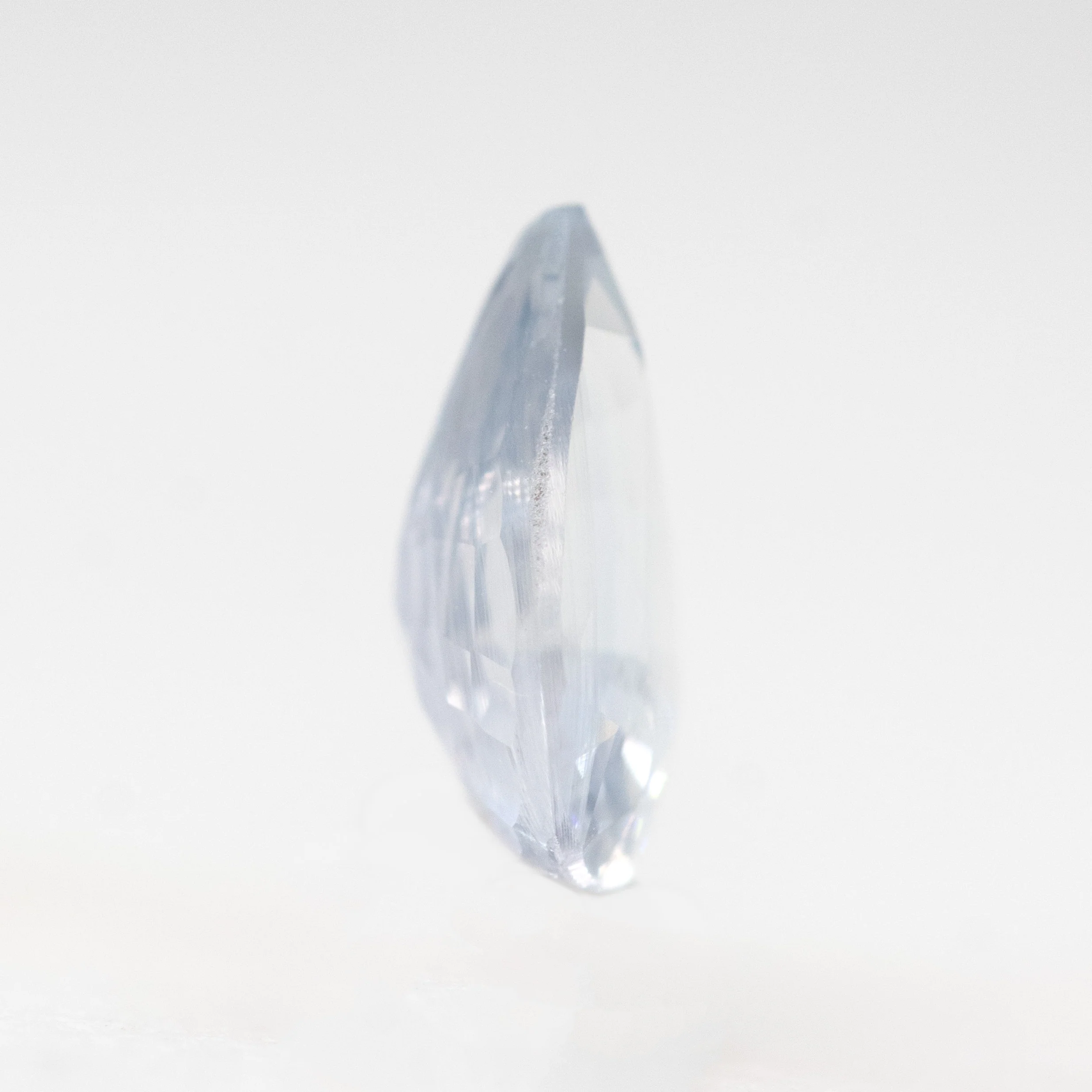 0.91 Carat Pale Blue Pear Sapphire for Custom Work - Inventory Code PBPS091 - Image 5