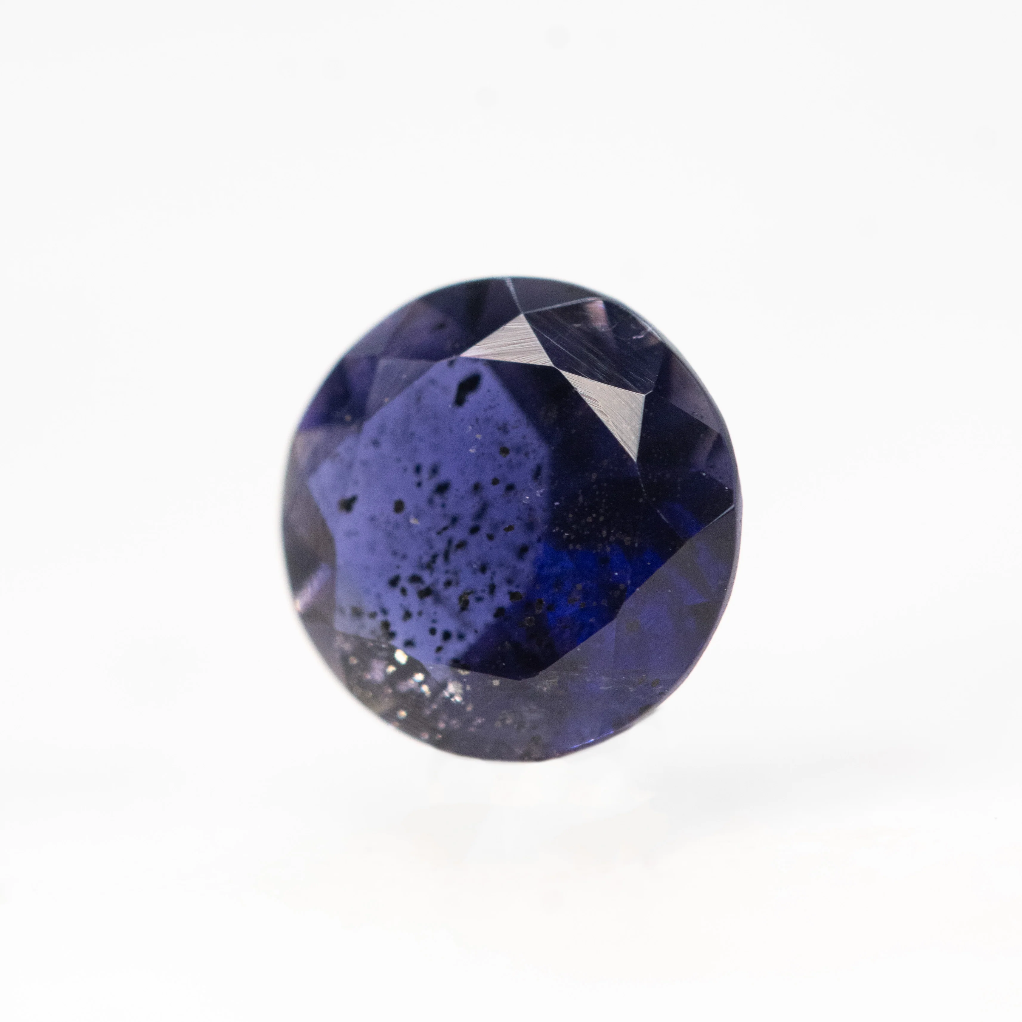 0.91 Carat Round Purple Iolite for Custom Work - Inventory Code RPI091 - Image 3