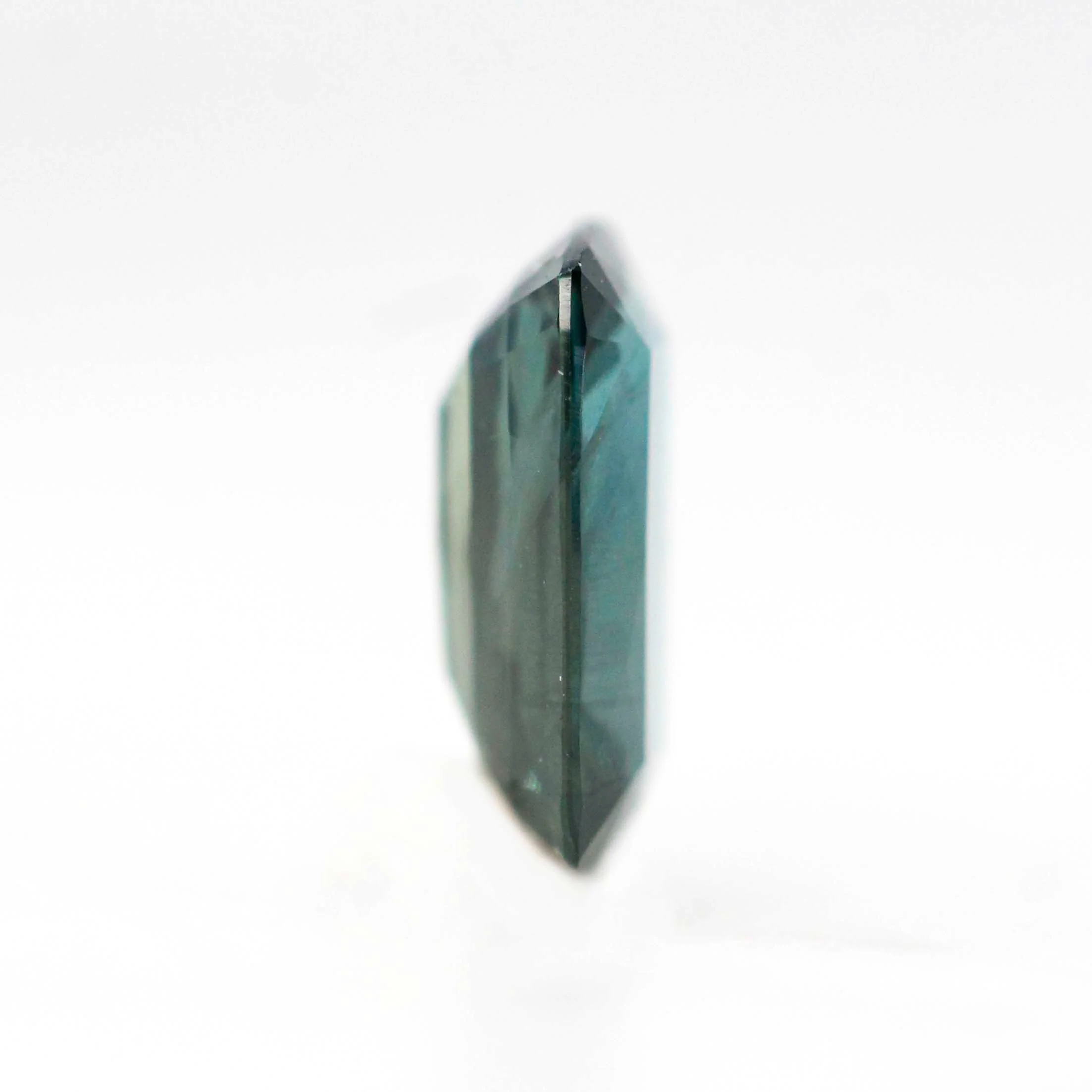 0.92 Carat Teal Elongated Cushion Cut Sapphire for Custom Work - Inventory Code TECS092 - Image 5