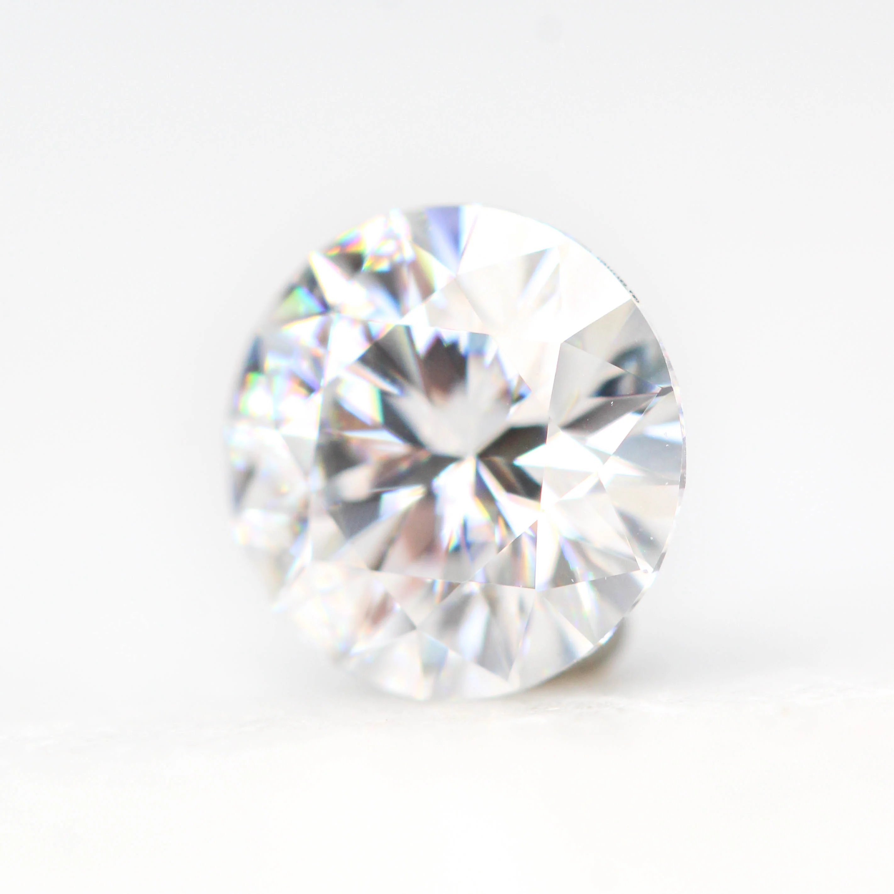 0.93 Carat White Moissanite for Custom Work - Inventory Code WRM093 - Image 3