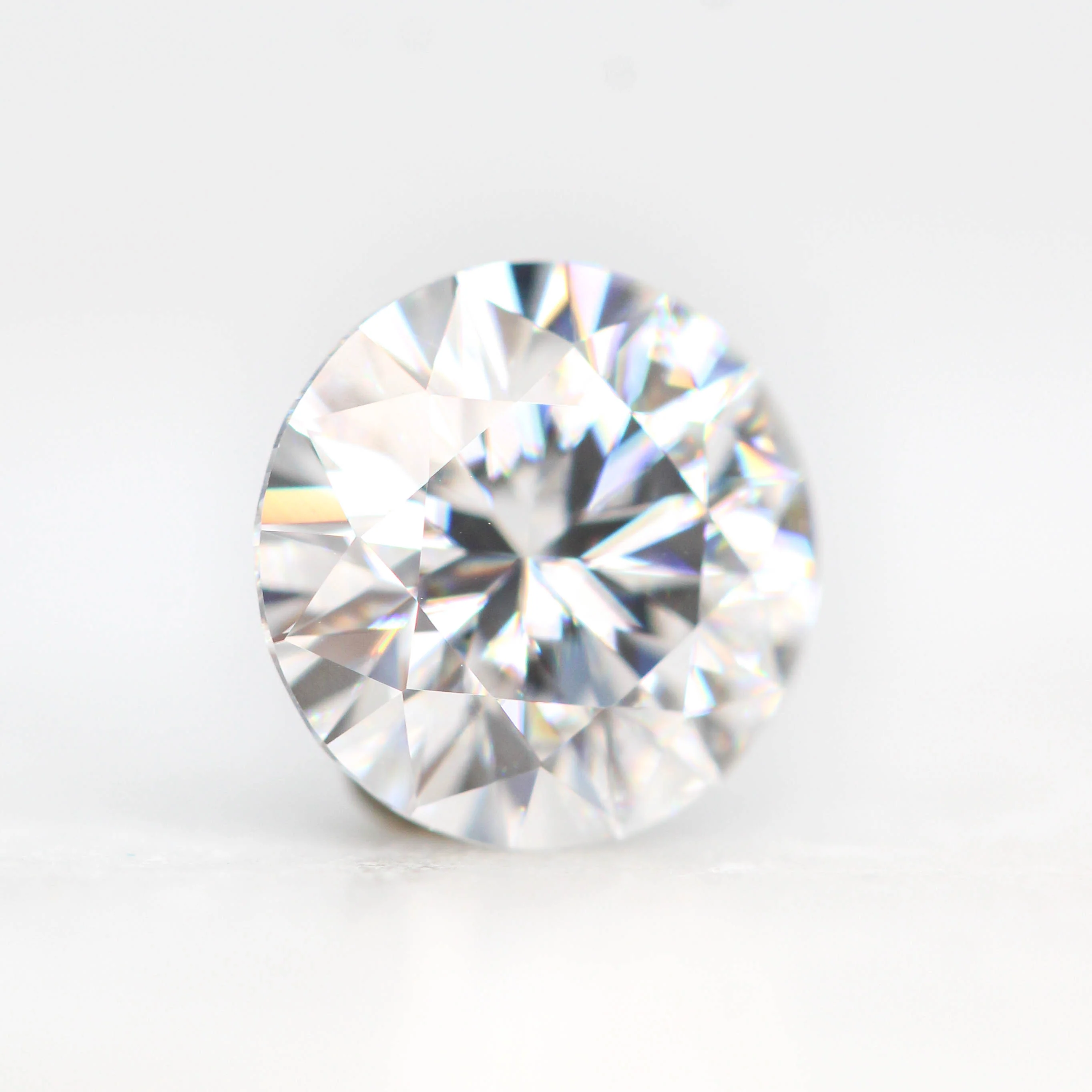 0.93 Carat White Moissanite for Custom Work - Inventory Code WRM093 - Image 4