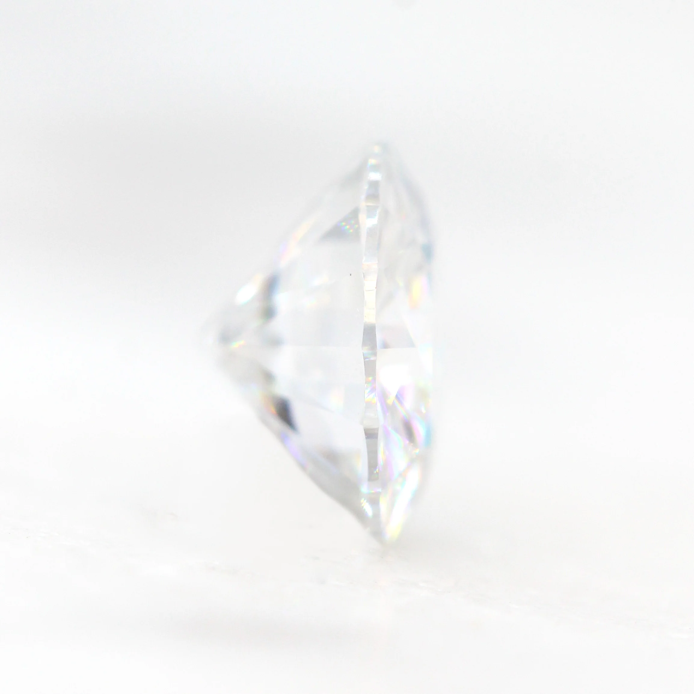 0.93 Carat White Moissanite for Custom Work - Inventory Code WRM093 - Image 5