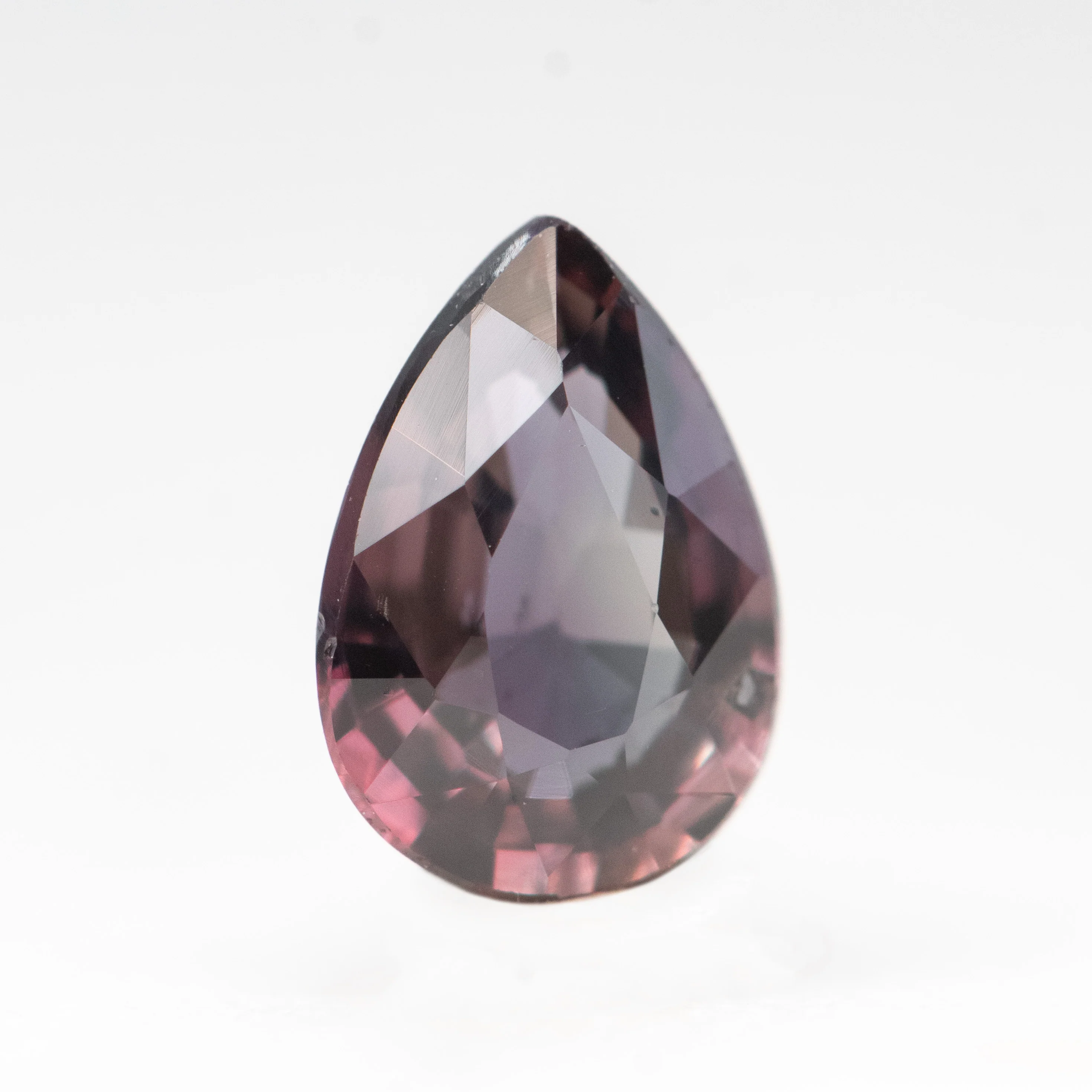0.94 Carat Burgundy Pear Sapphire for Custom Work - Inventory Code BPS094 - Image 4