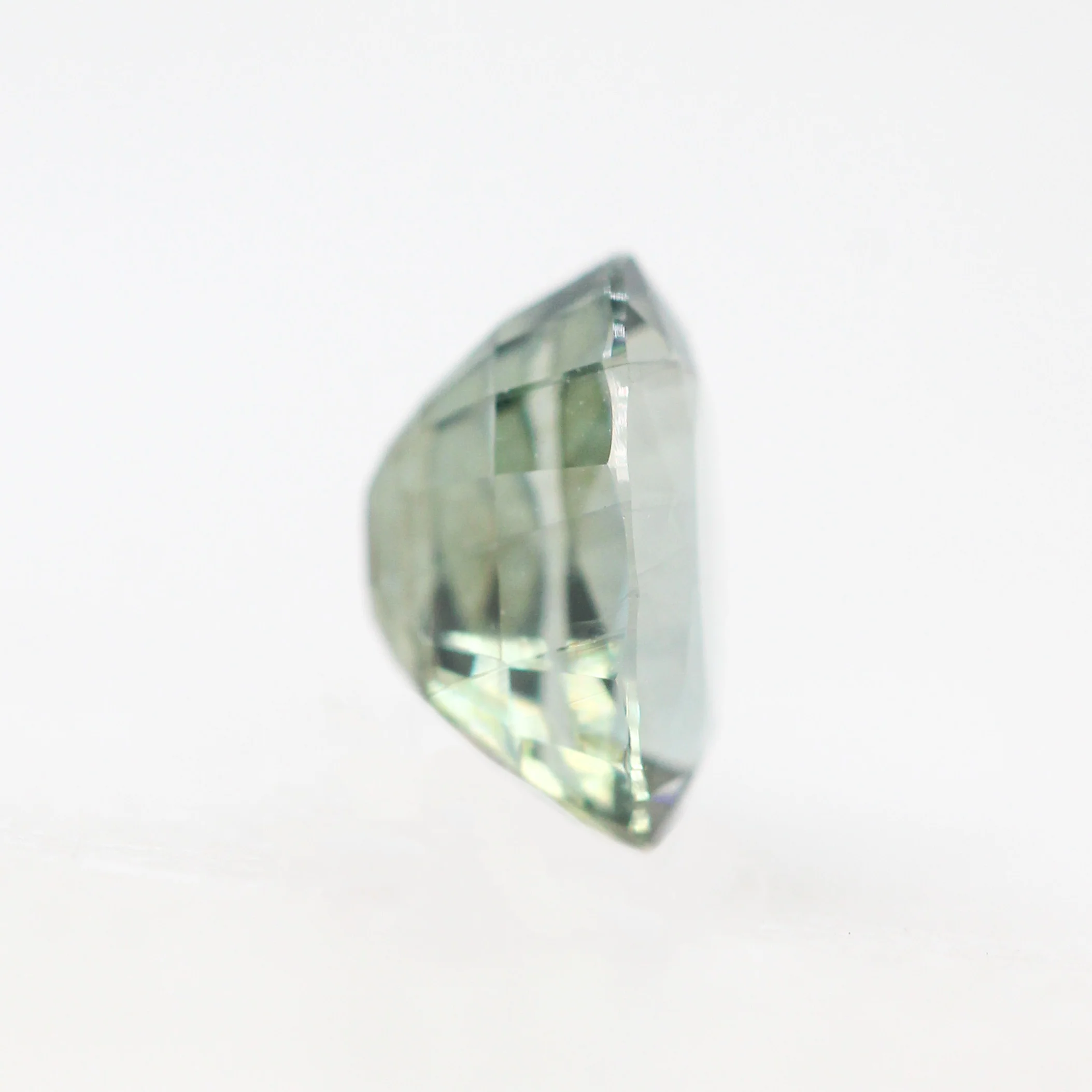0.94 Carat Light Teal Oval Sapphire for Custom Work - Inventory Code LTOS094 - Image 5