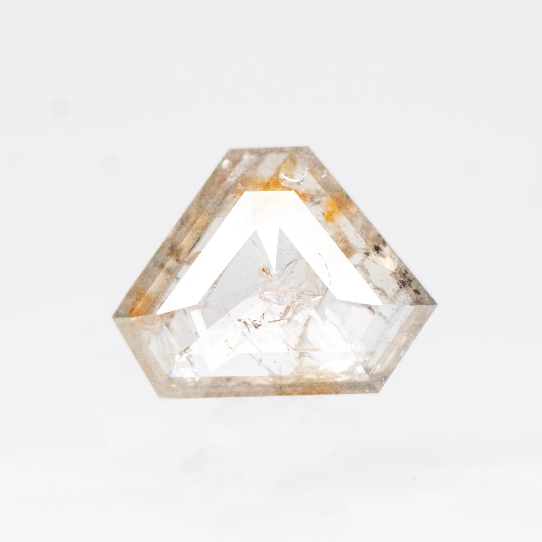 0.95 Clear Salt and Pepper Shield Diamond for Custom Work - Inventory Code CCS095