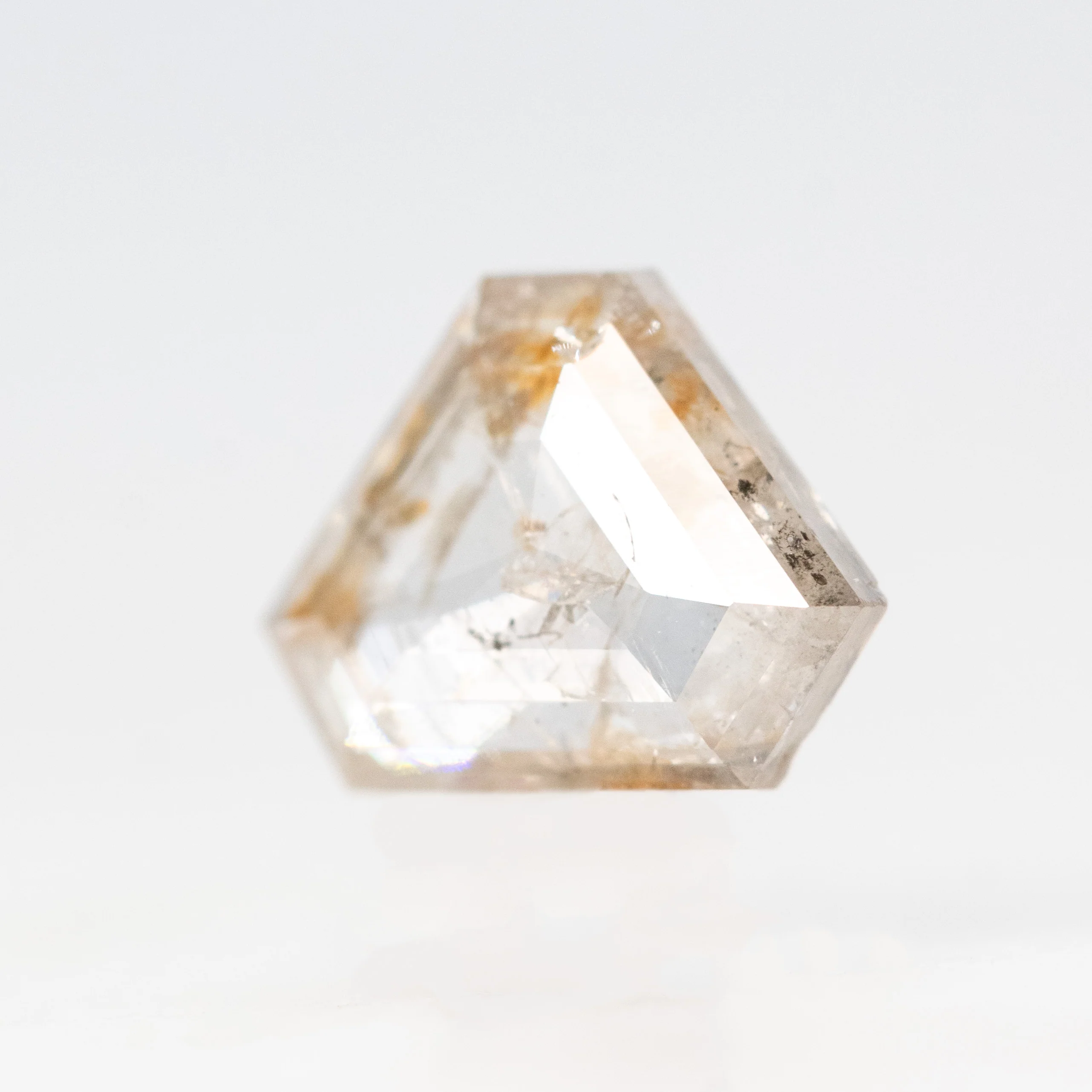 0.95 Clear Salt and Pepper Shield Diamond for Custom Work - Inventory Code CCS095 - Image 3