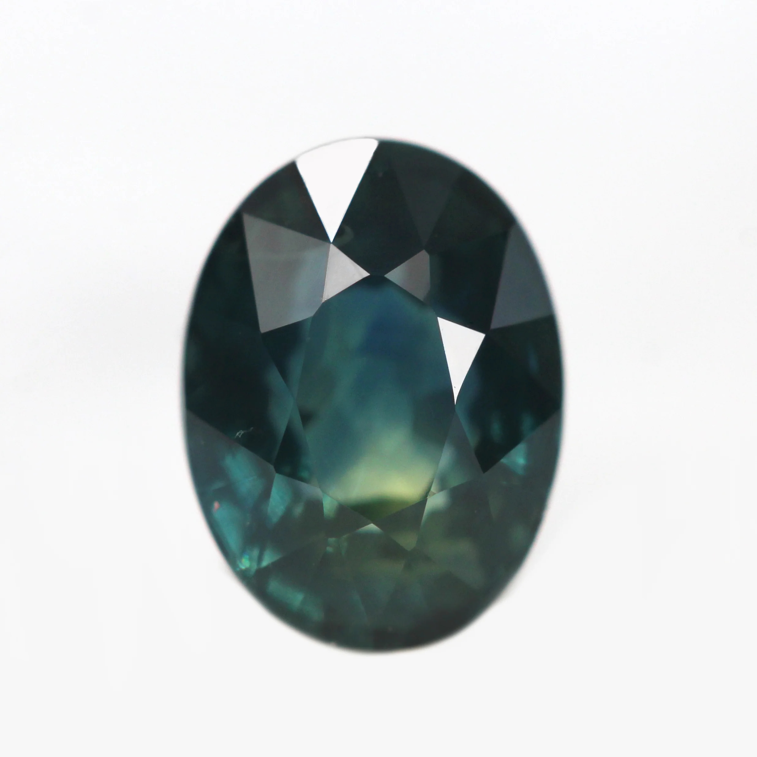 0.98 Carat Teal Oval Australian Sapphire for Custom Work - Inventory Code TOS098