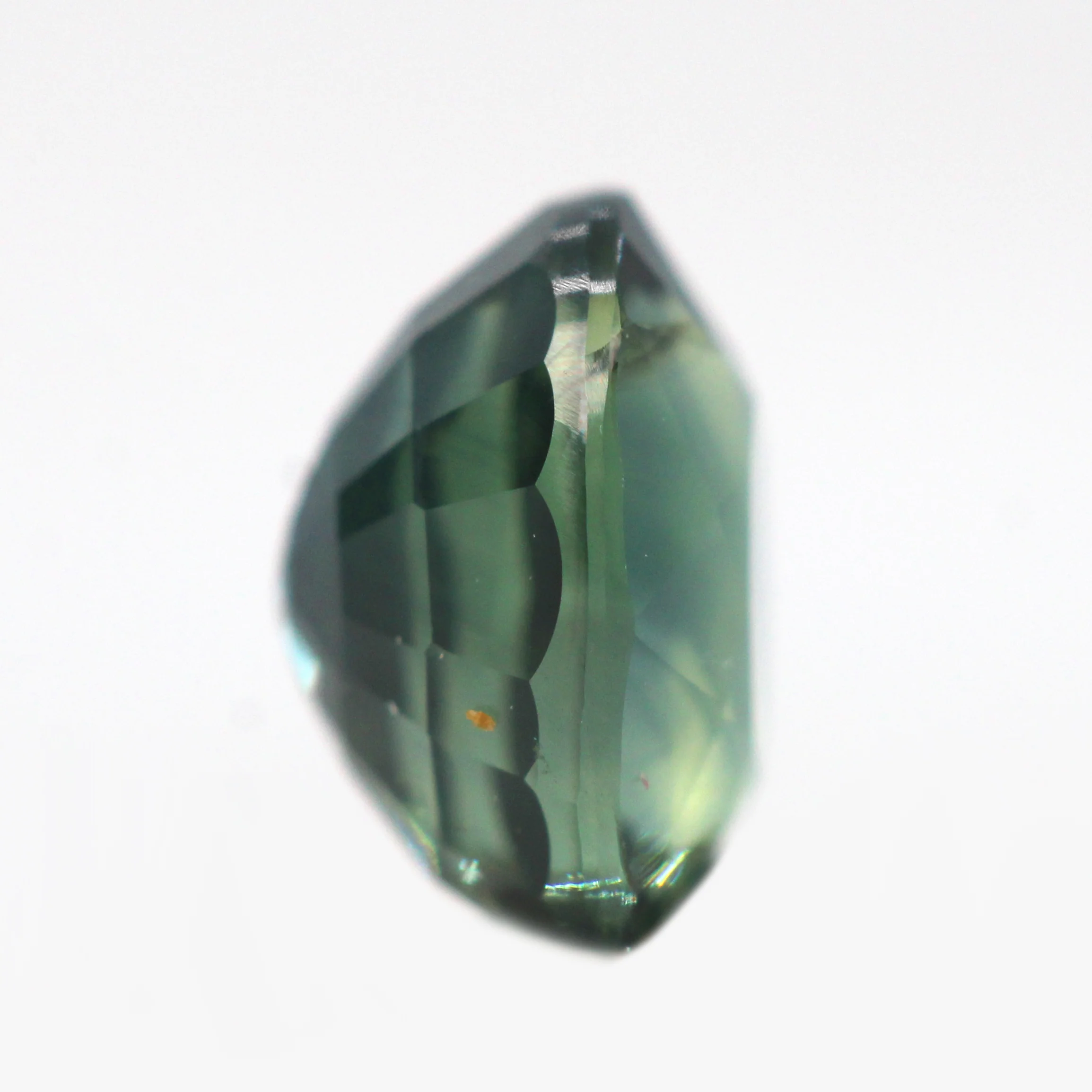 0.98 Carat Teal Oval Australian Sapphire for Custom Work - Inventory Code TOS098 - Image 5